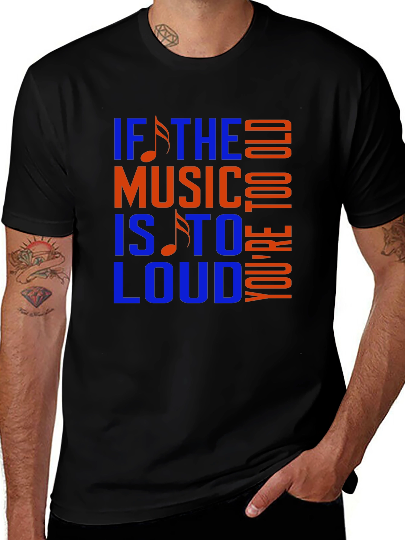 Variant 5 of If The Music Is Too Loud Graphic Tee