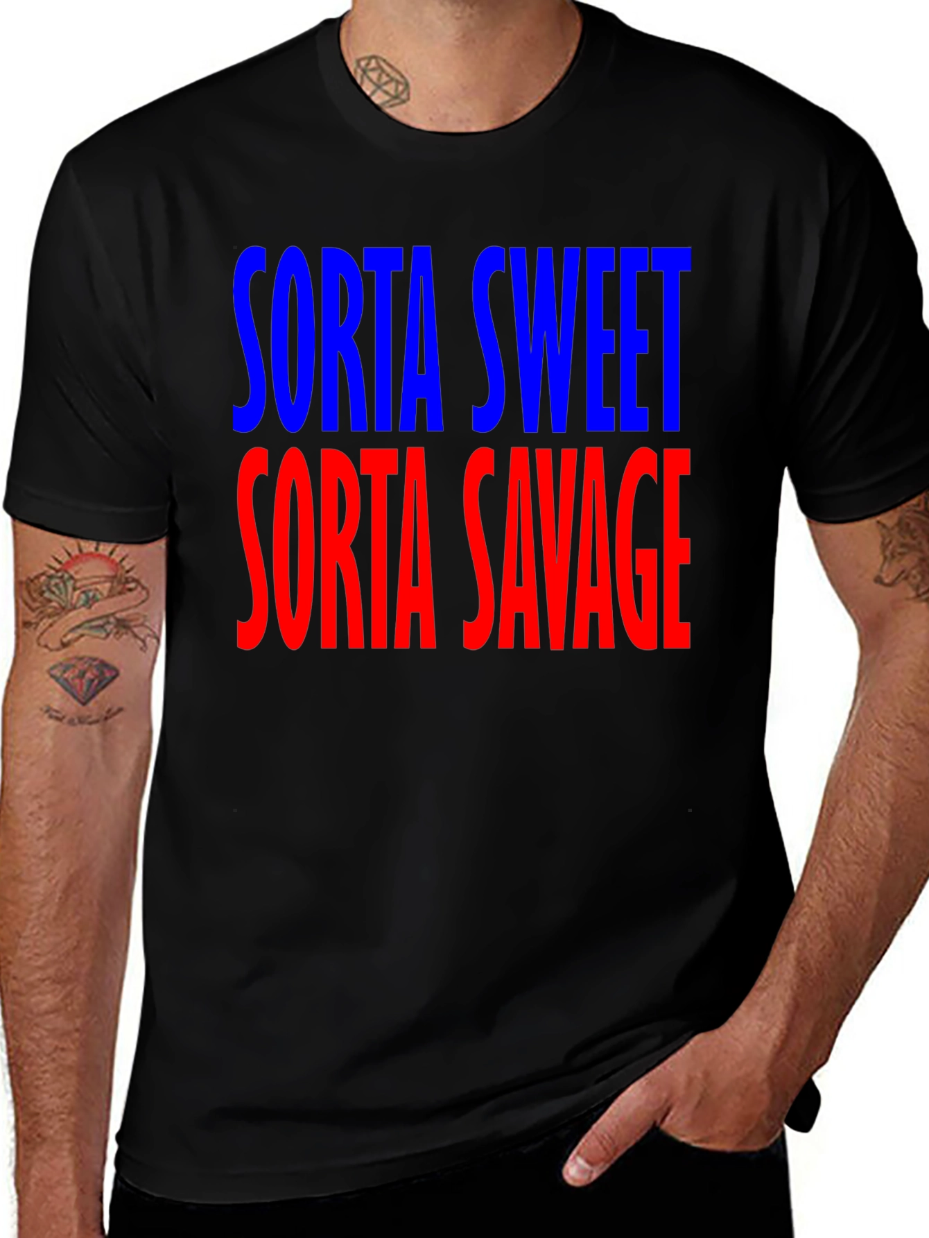 Variant 30 of Sorta Sweet Sorta Savage Graphic Tee