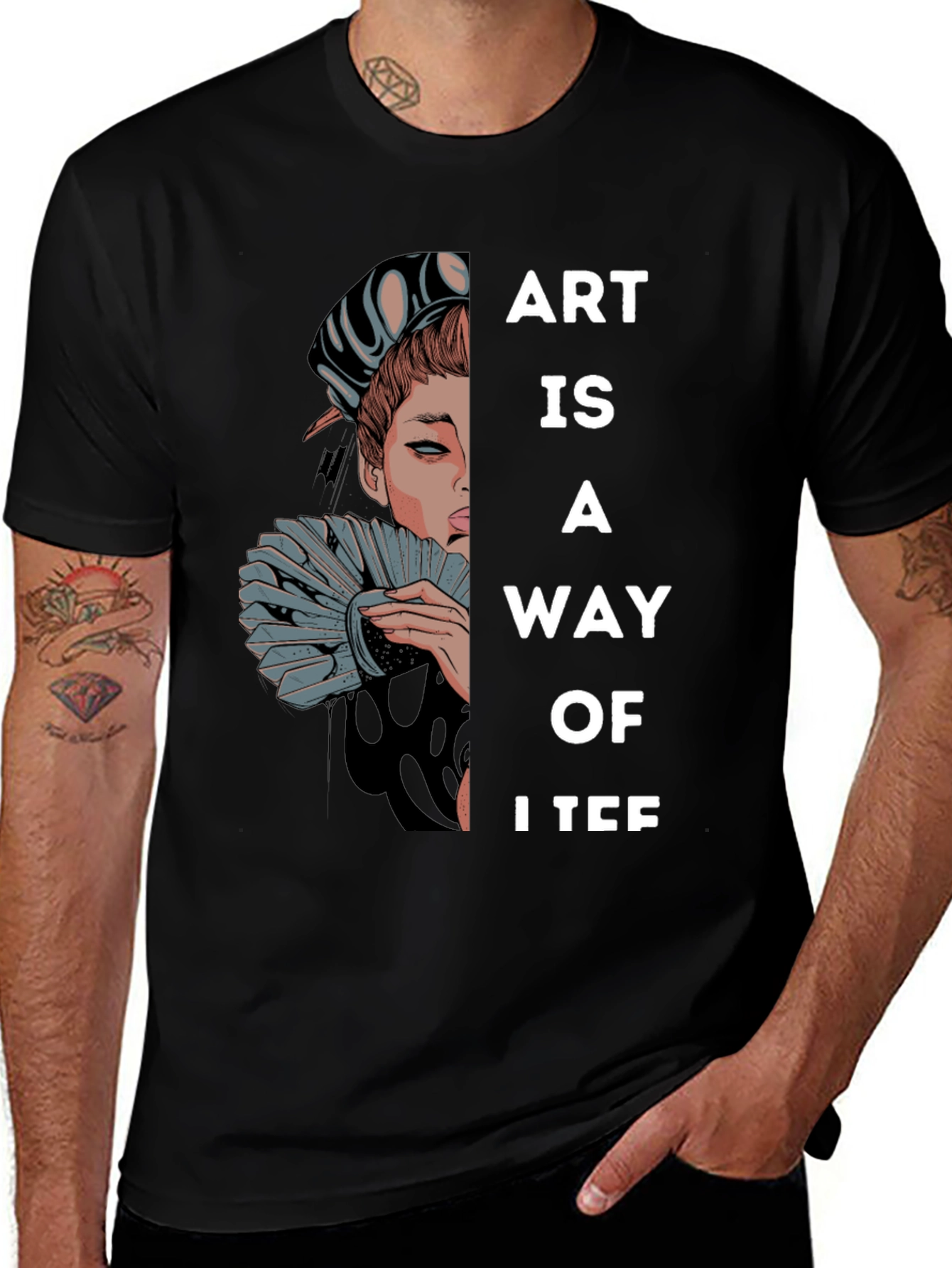 Art is a Way of Life Graphic T-Shirt