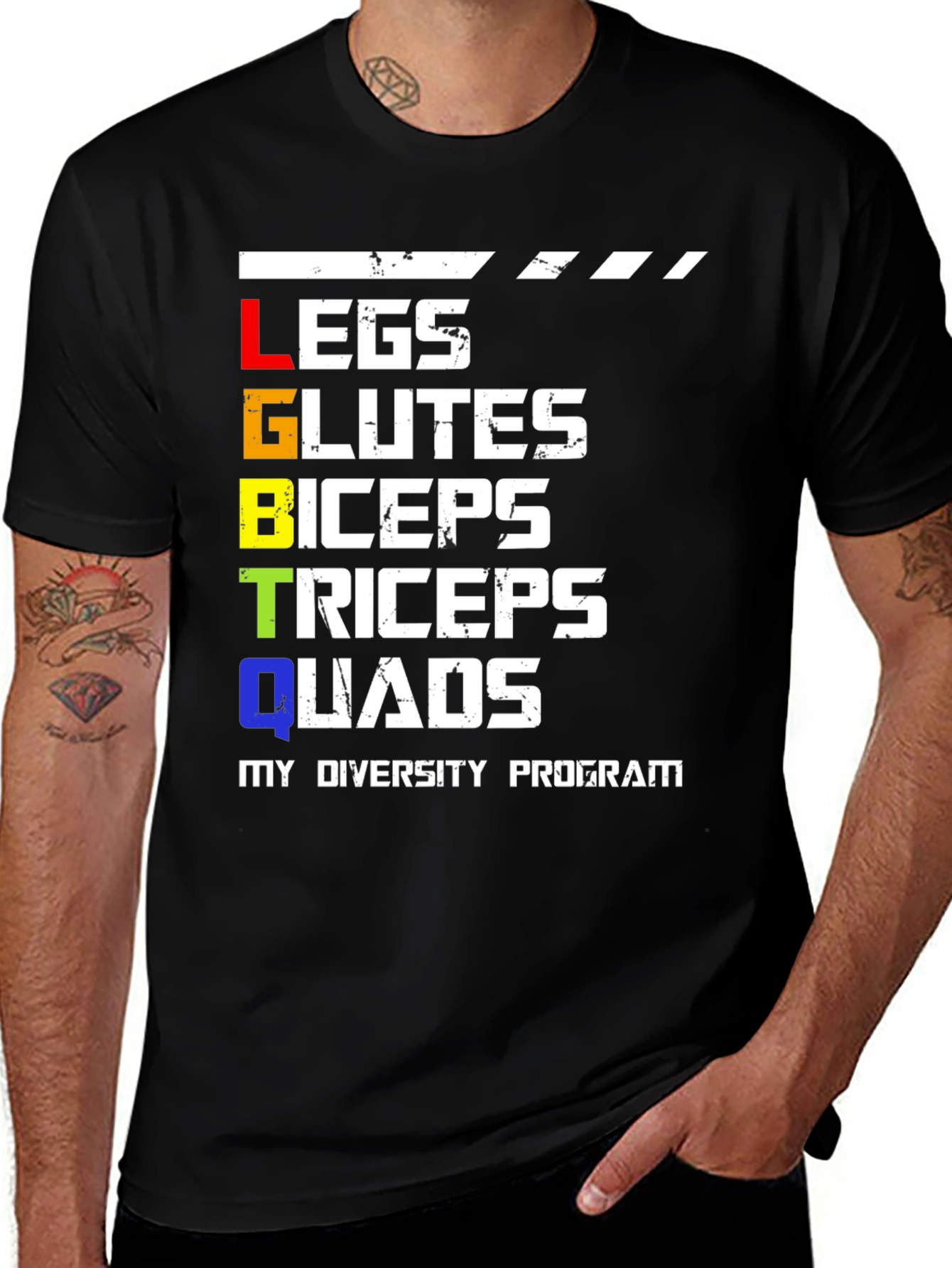 Variant 21 of LGBTQ Funny Gym Workout Shirt