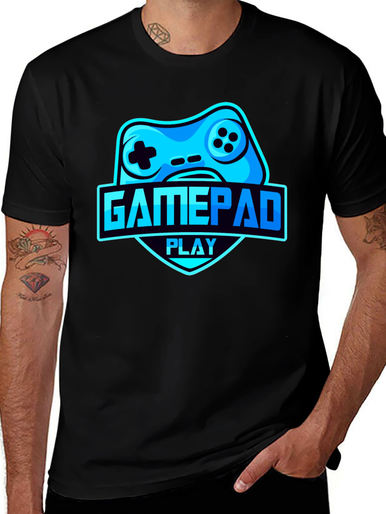 Variant 30 of Gamepad Play Graphic Tee - Gamer Style