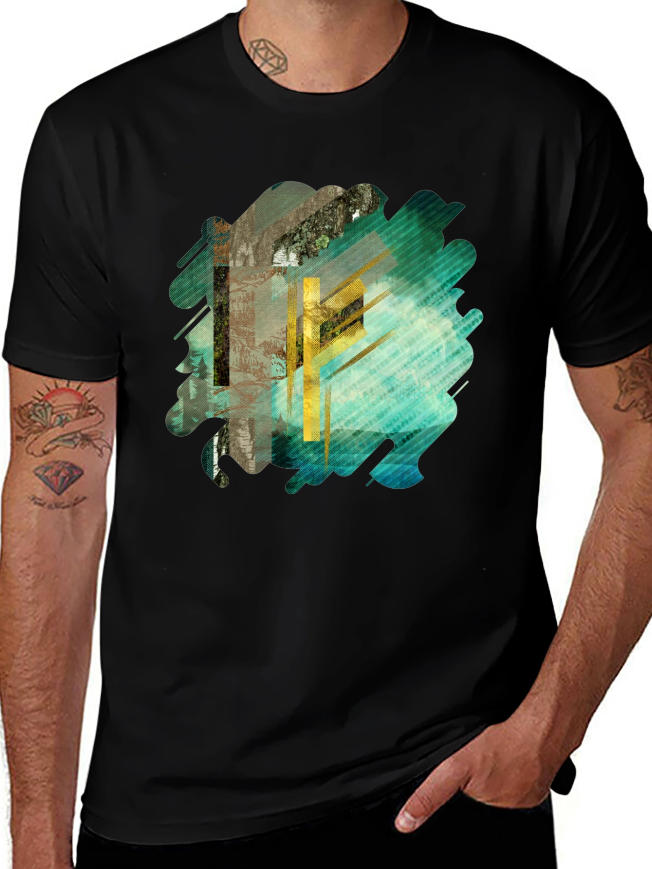 Variant 19 of Abstract Forest T-Shirt