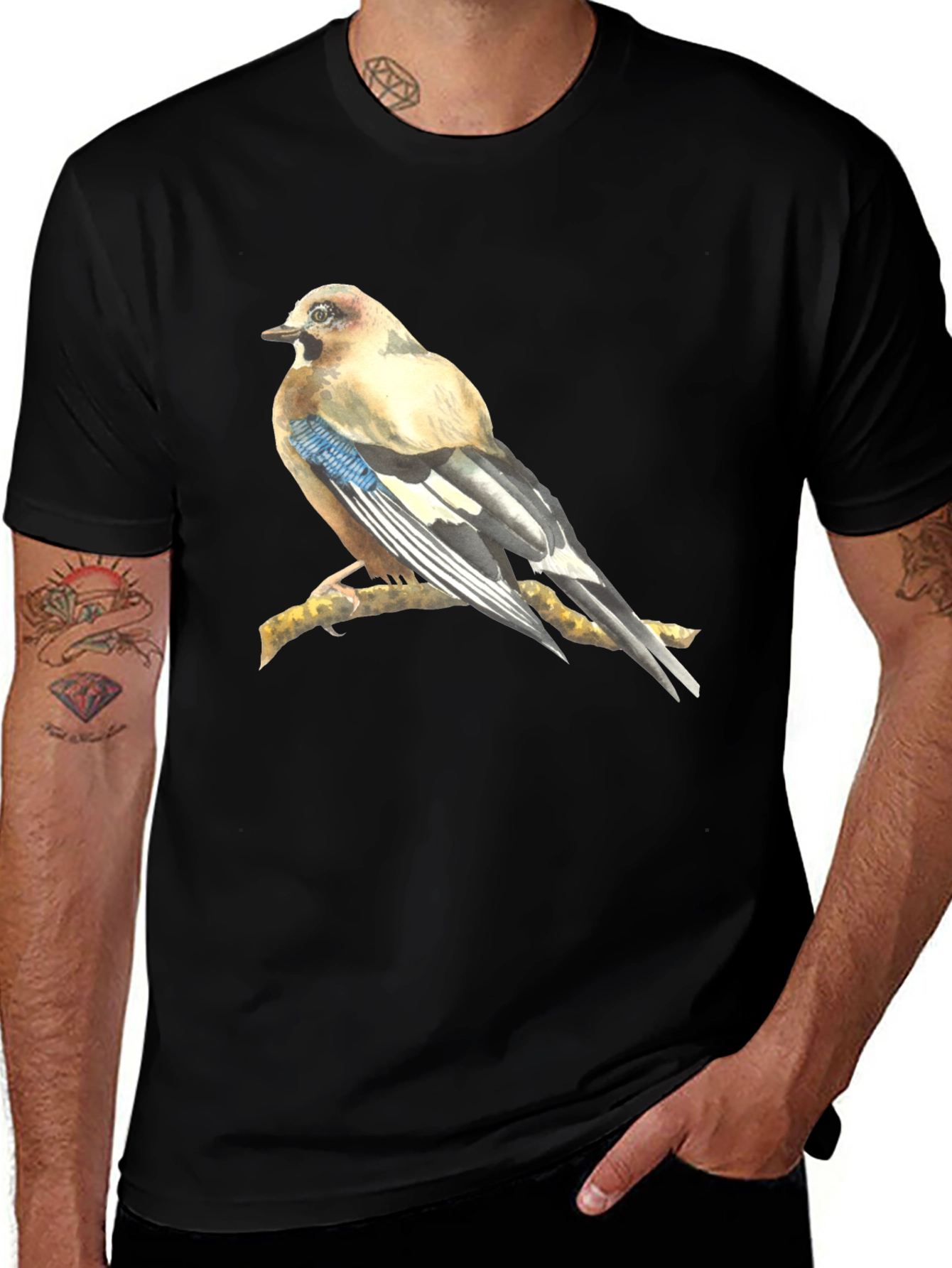 Variant 17 of Bird on Branch Graphic T-Shirt