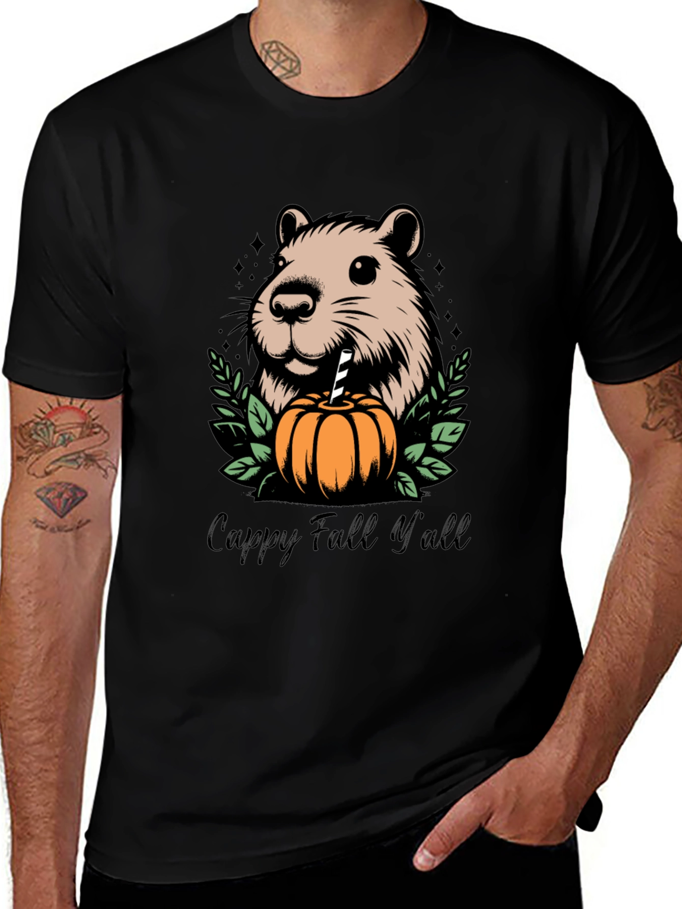 Variant 30 of Capybara Fall Y'all T-Shirt