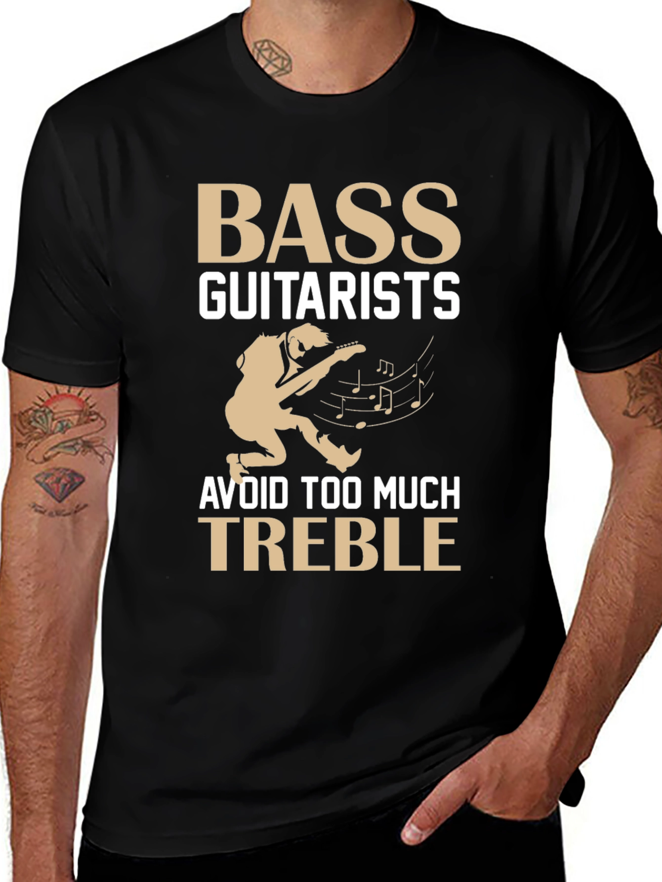 Variant 18 of Bass Guitarists Avoid Treble T-Shirt