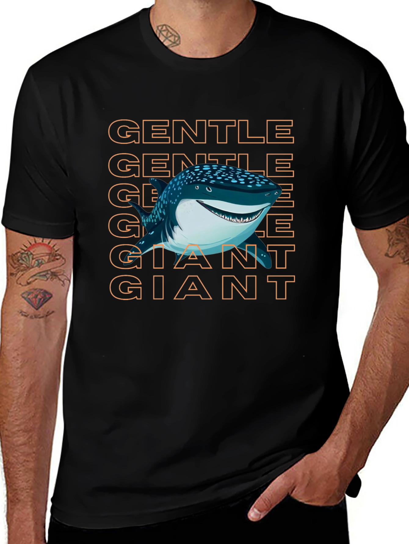 Variant 17 of Gentle Giant Whale Shark Graphic Tee