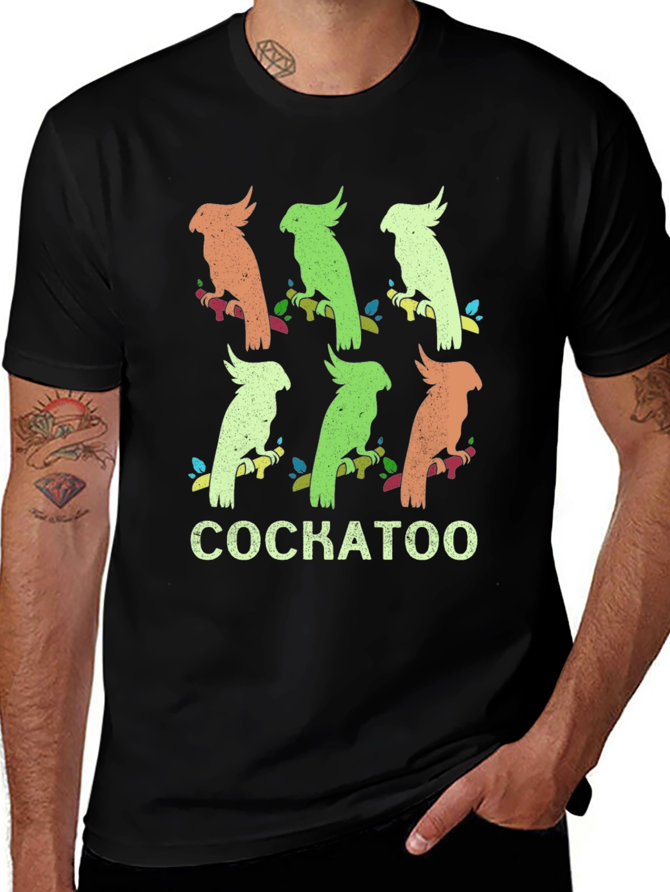 Cockatoo Parrot T-Shirt - Unique Graphic Tee