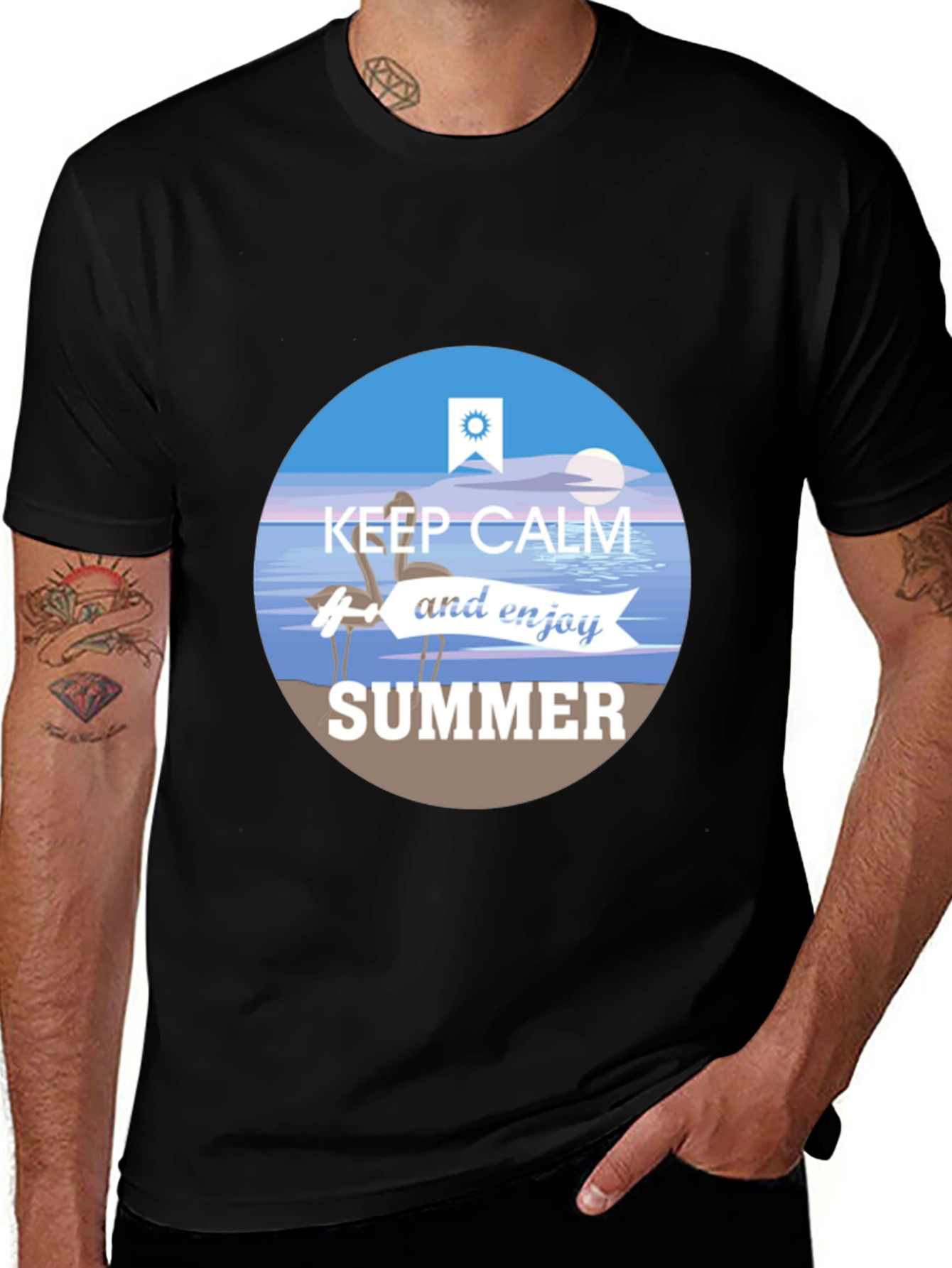 Variant 24 of Keep Calm & Enjoy Summer T-Shirt