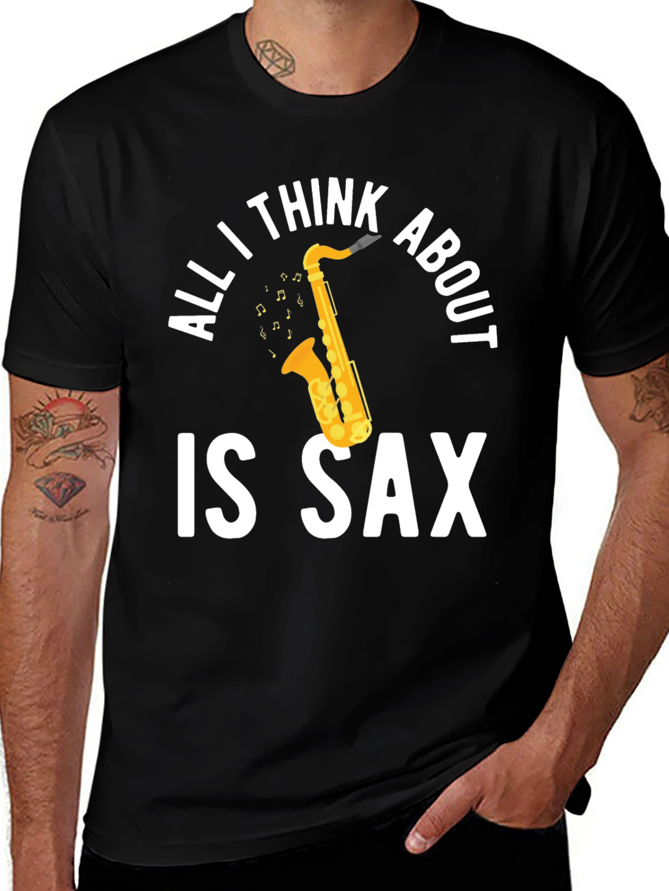 Variant 23 of All I Think About is Sax T-Shirt