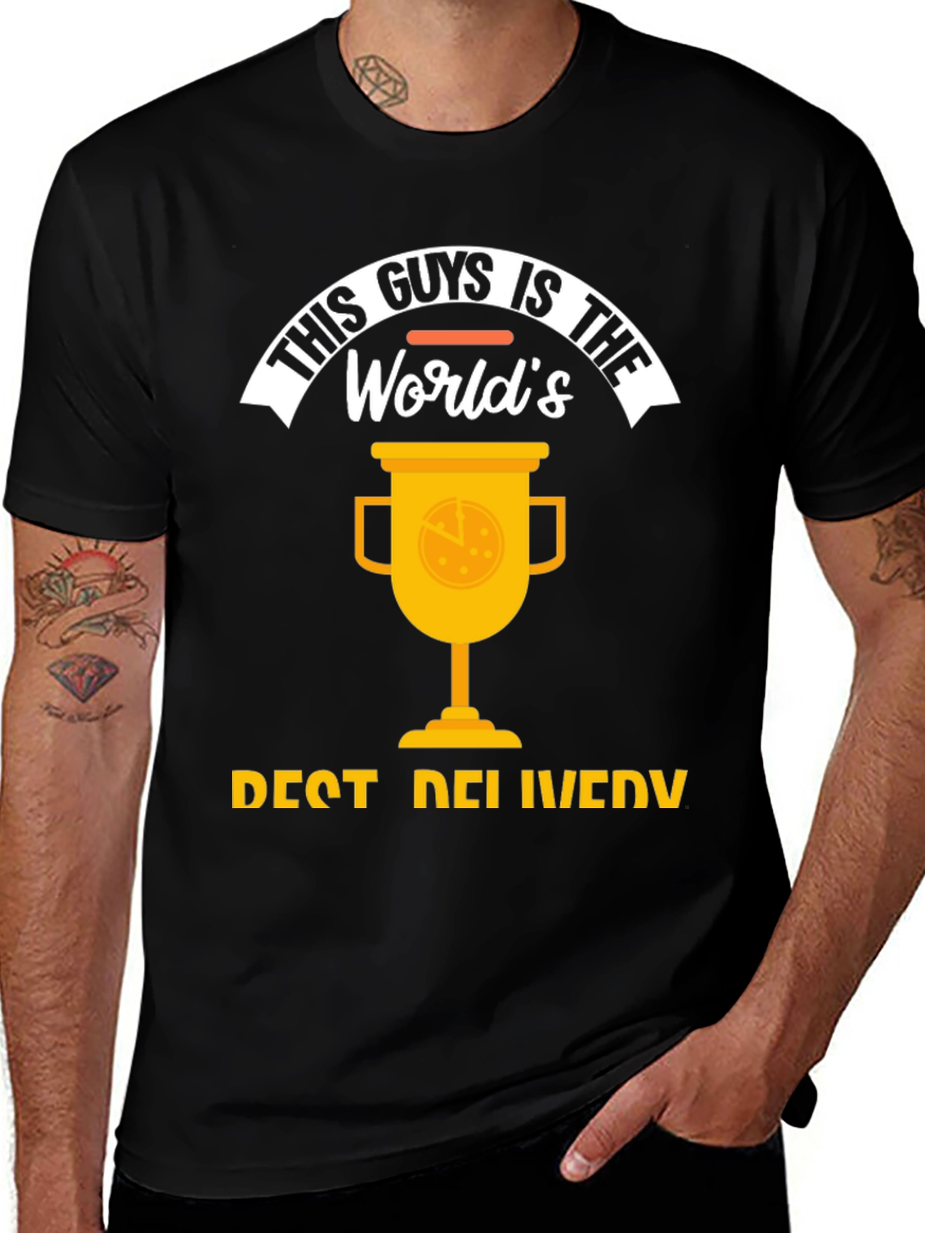 Variant 26 of Best Delivery Guy Award T-Shirt - Novelty