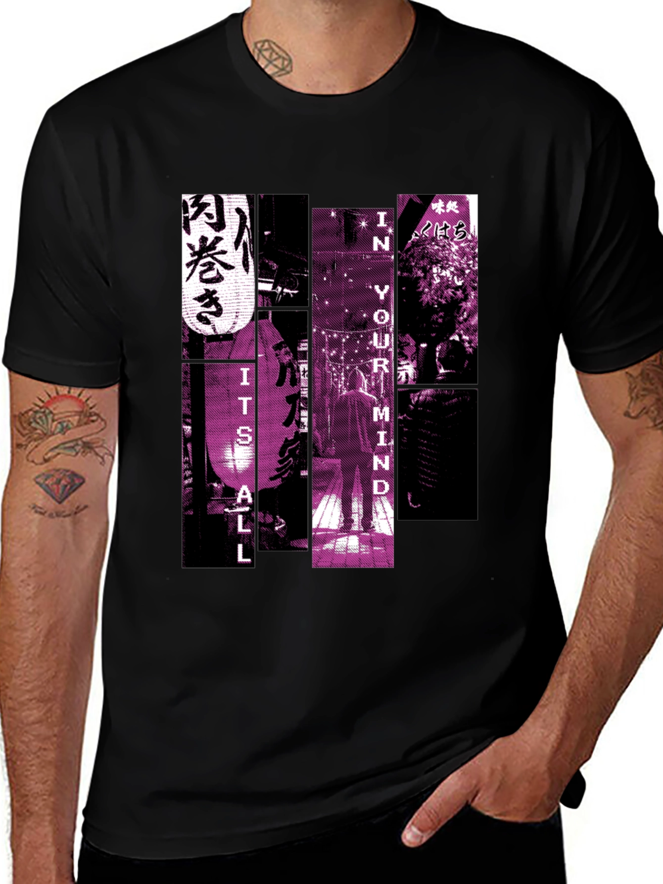 Variant 12 of Mindscape Graphic Tee - Urban Style
