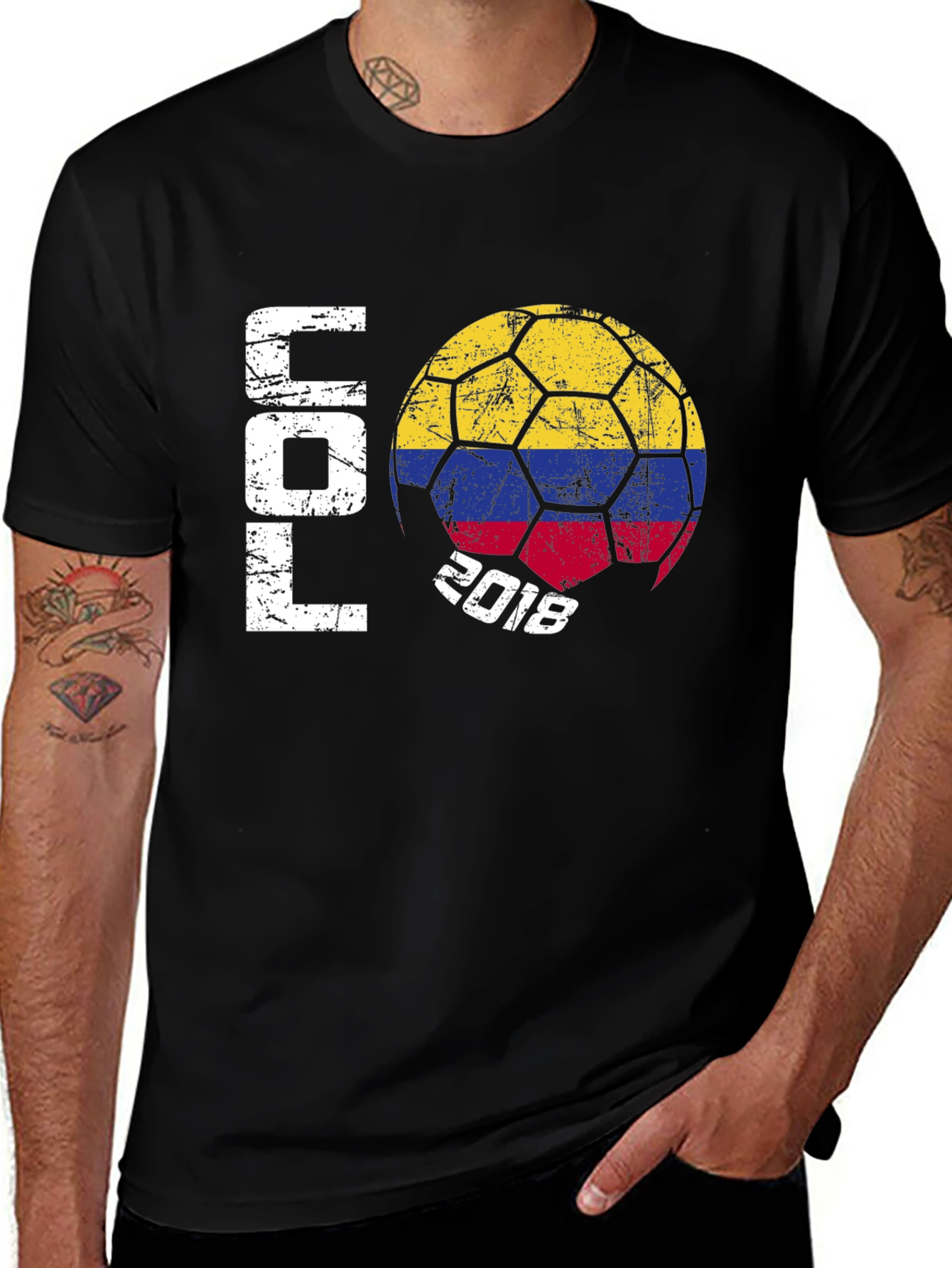 Variant 23 of Colombia Soccer 2018 T-Shirt