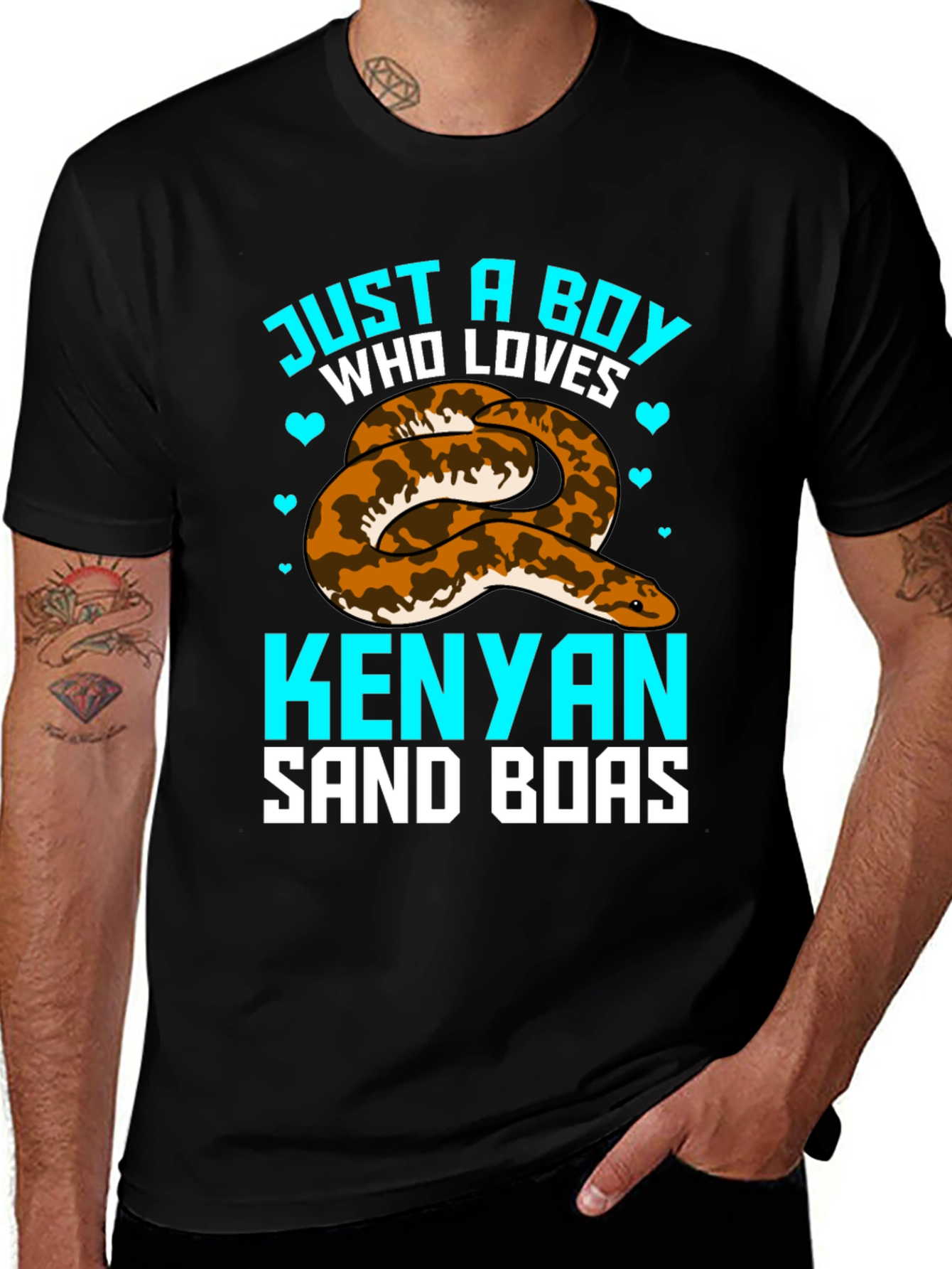 Boy Loves Kenyan Sand Boas T-Shirt