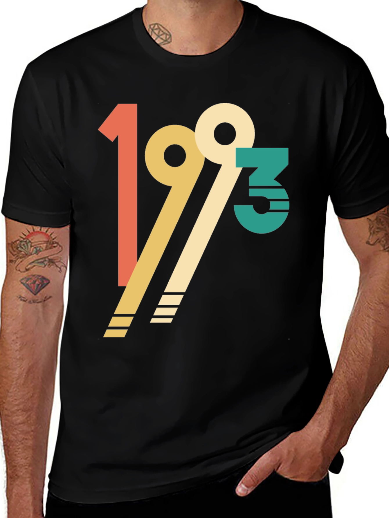 Variant 23 of Vintage 1993 Graphic T-Shirt - Retro Birthday Tee
