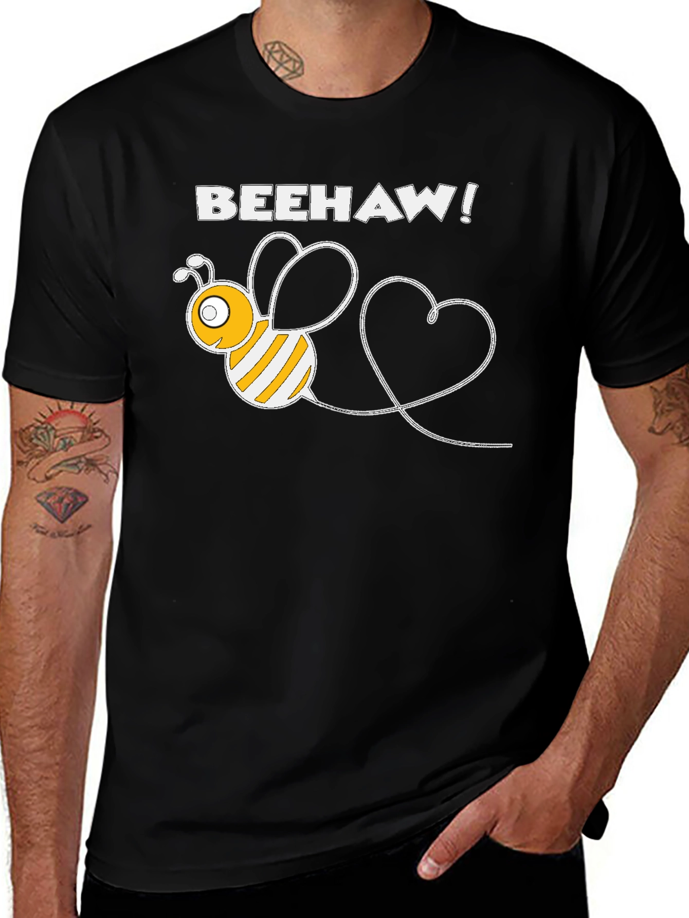Variant 25 of Beehaw Graphic Tee - Unique Design, Soft Cotton