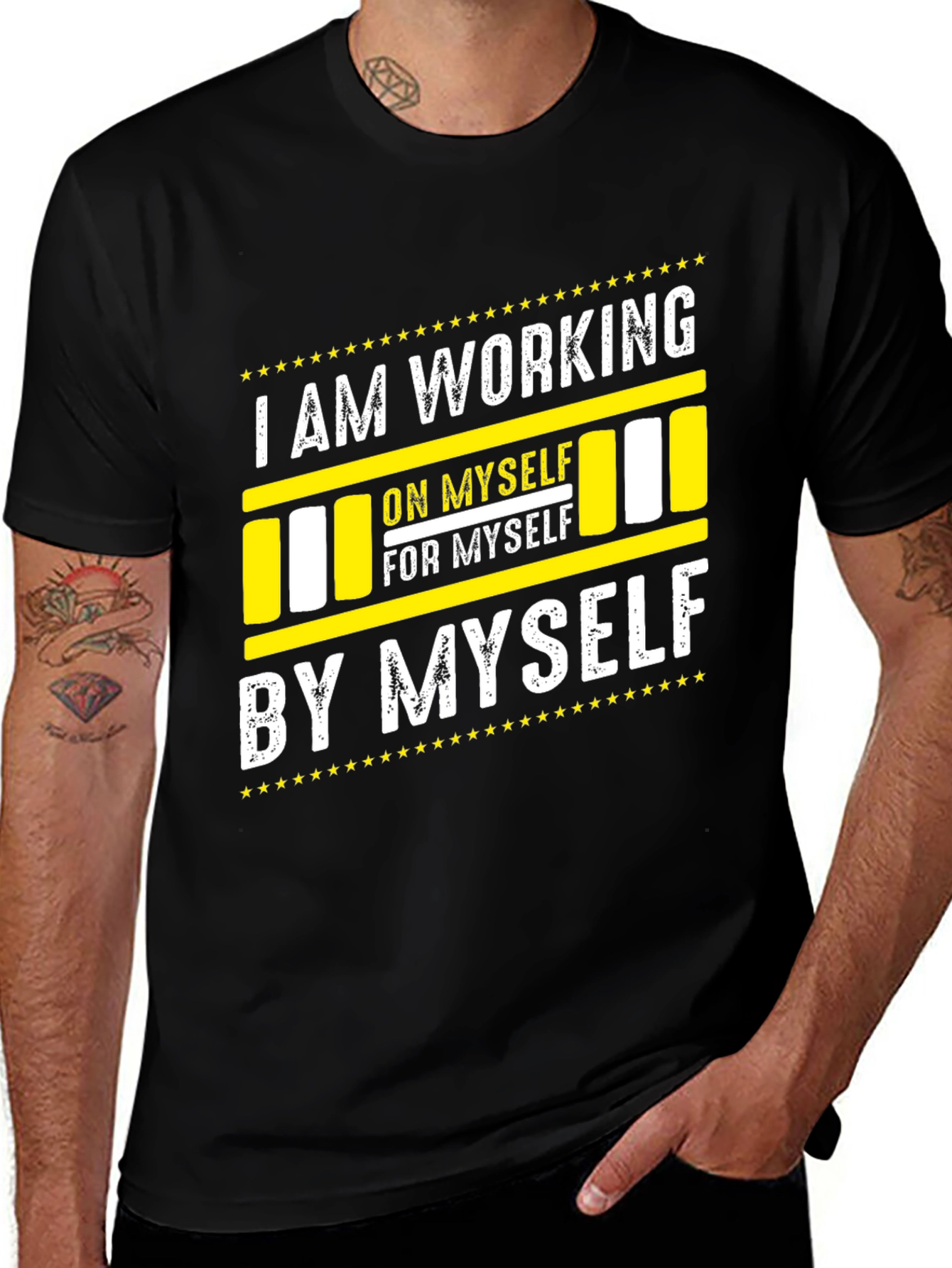 I Am Working On Myself Graphic Tee