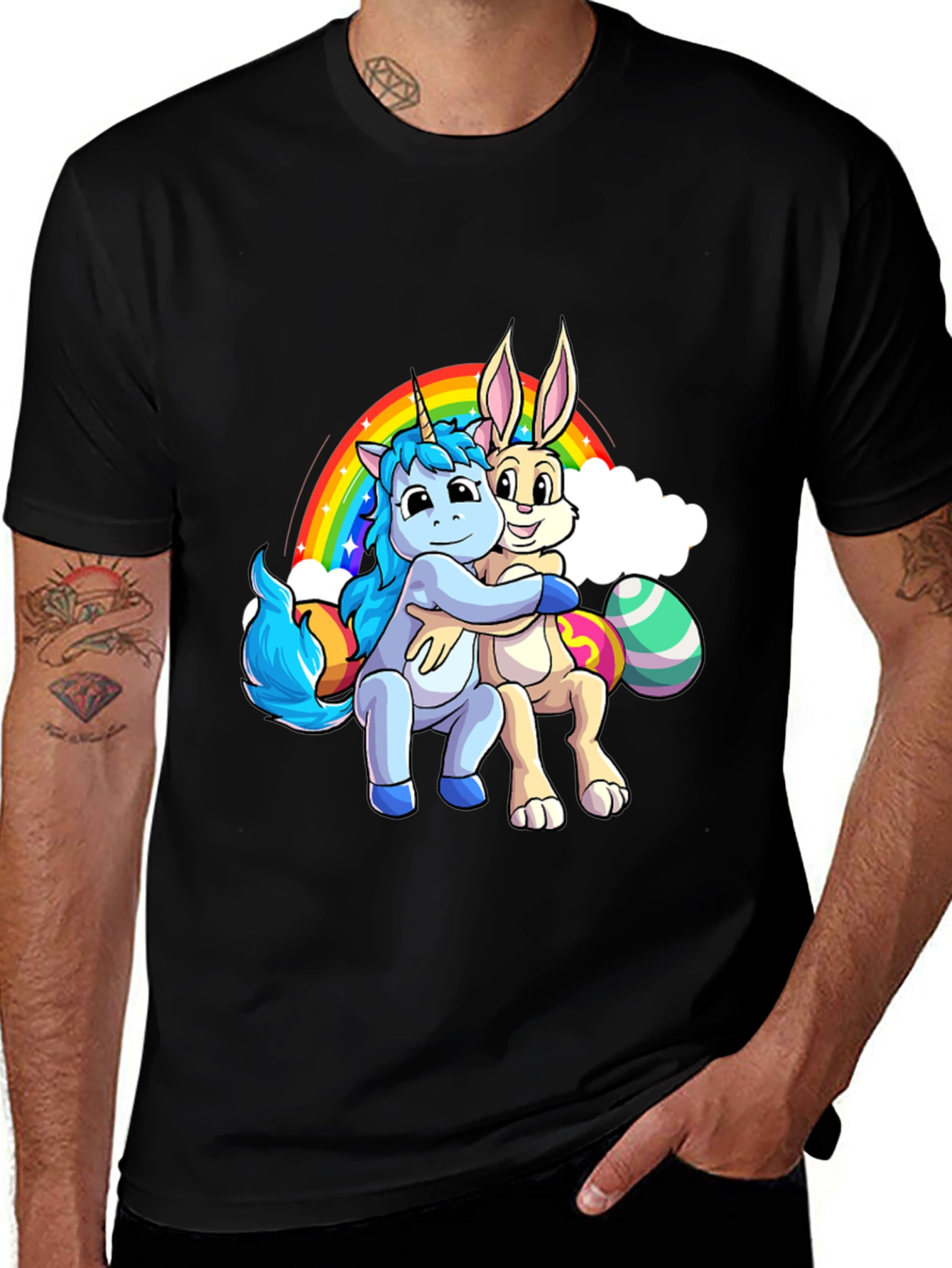 Variant 22 of Unicorn & Bunny Hug T-Shirt