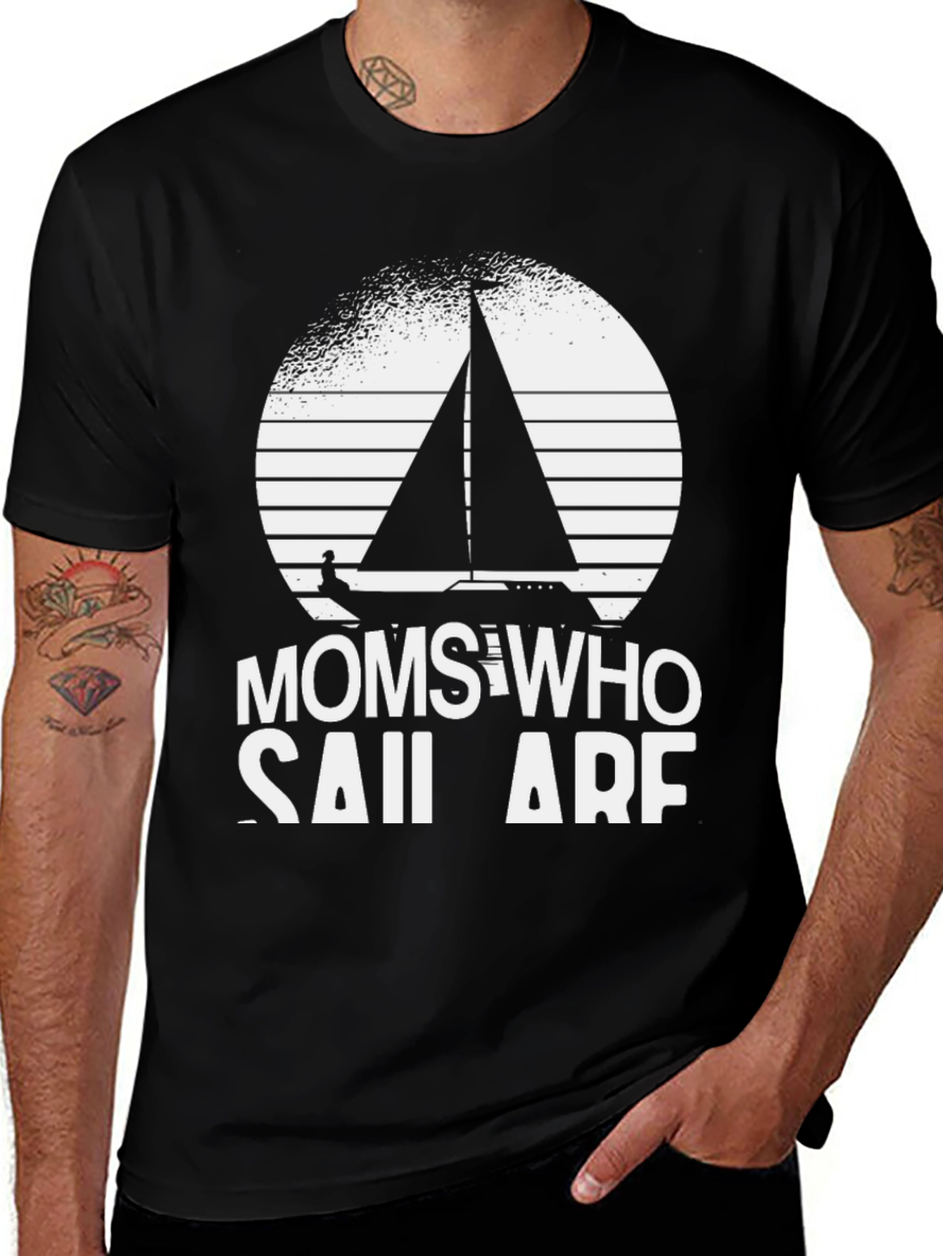 Variant 26 of Moms Who Sail Are Awesome T-Shirt