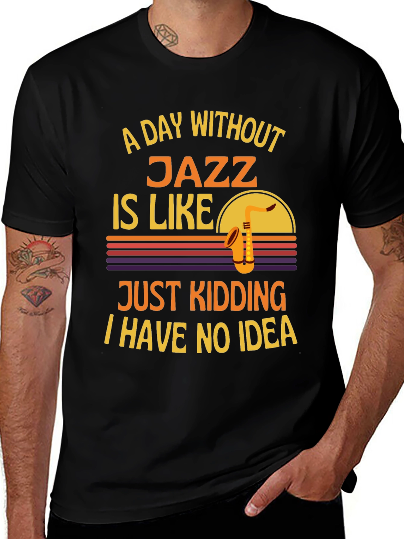 Variant 26 of Jazz Music Lover Novelty T-Shirt