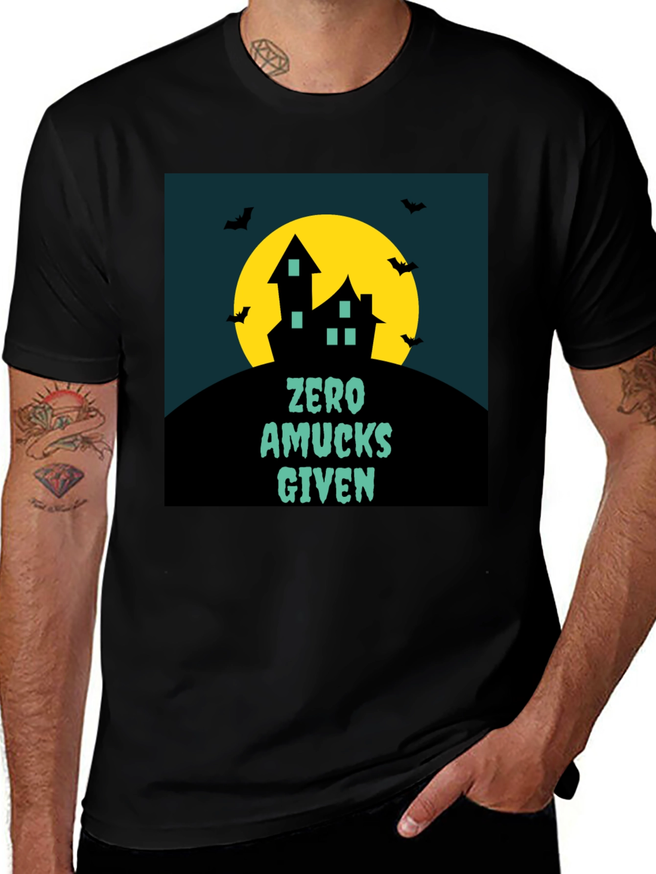 Variant 8 of Zero Amucks Given Halloween T-Shirt