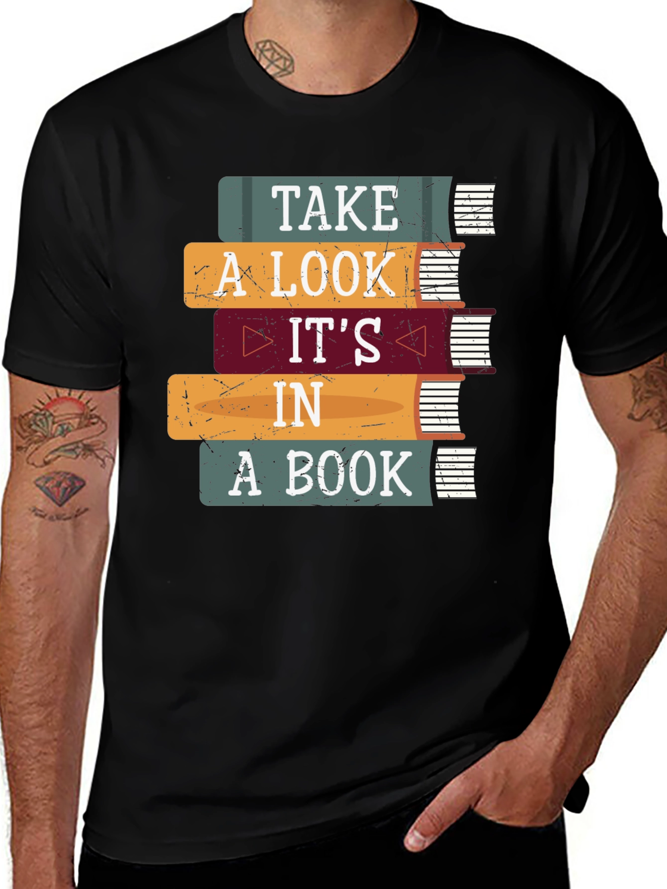 Take A Look It's In A Book Graphic T-Shirt