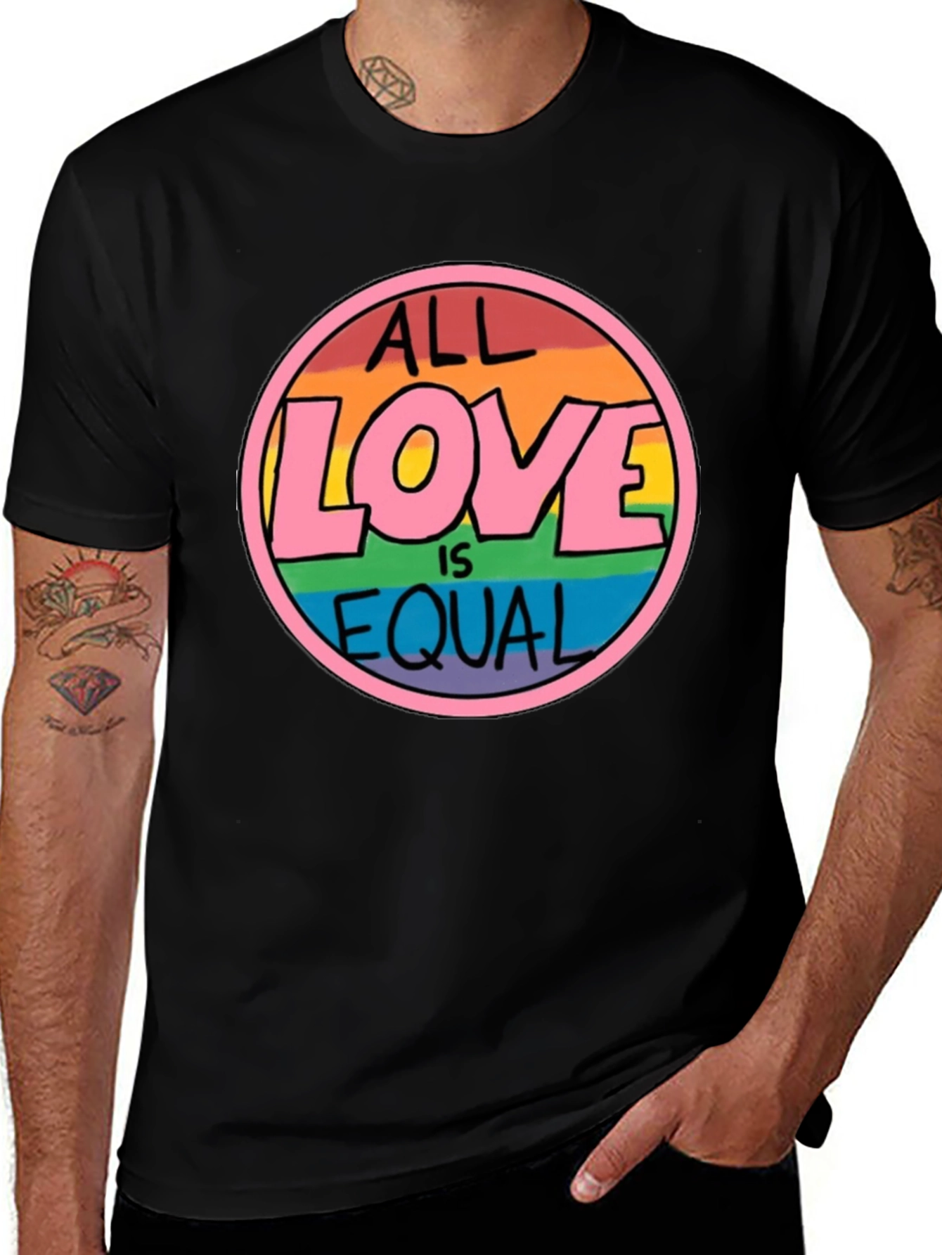 Variant 27 of All Love is Equal Pride T-Shirt
