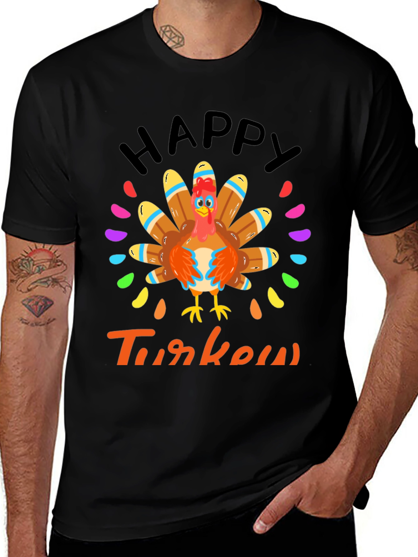 Variant 9 of Happy Turkey Day T-Shirt