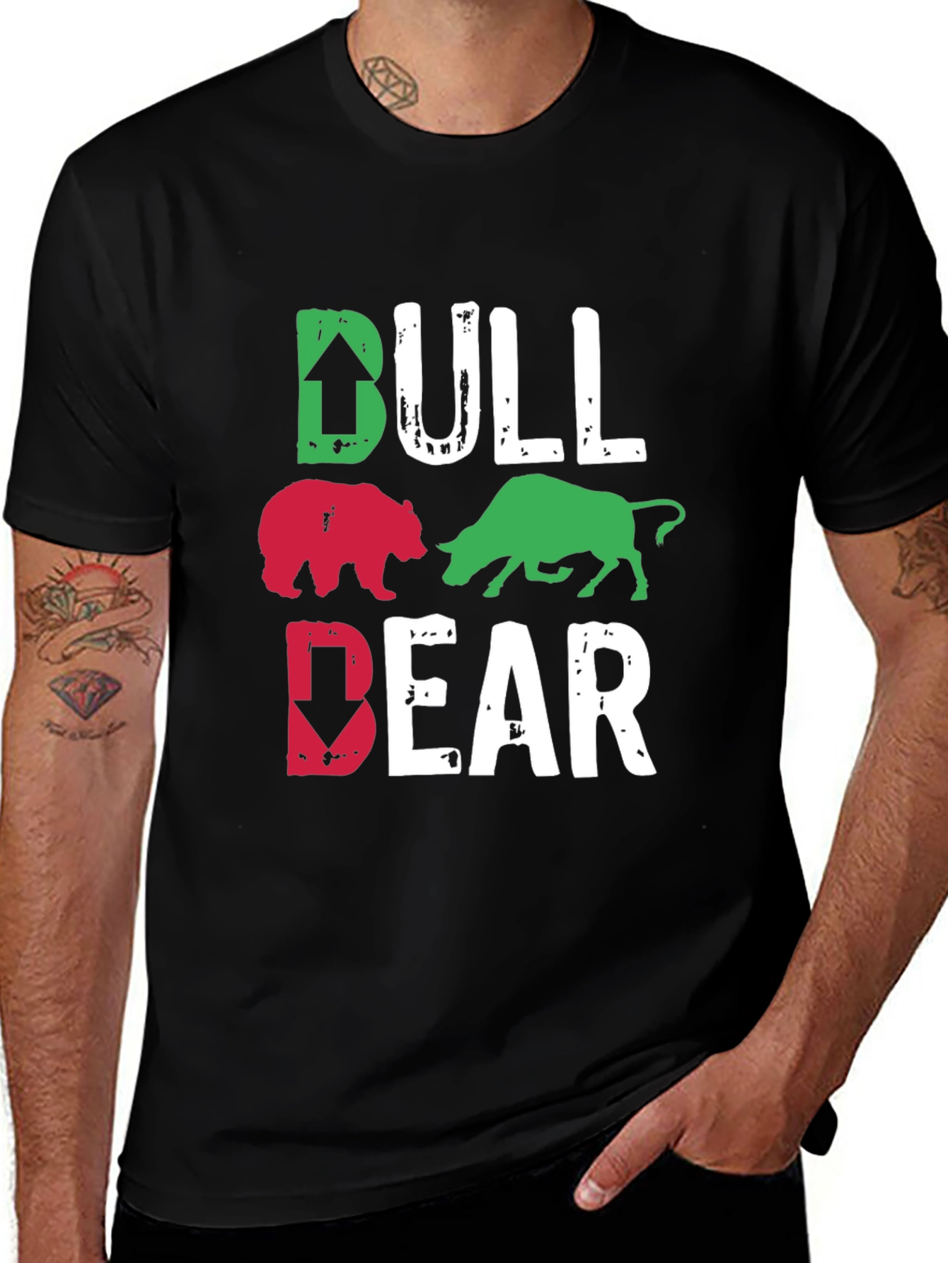 Variant 28 of Bull and Bear Market Graphic T-Shirt