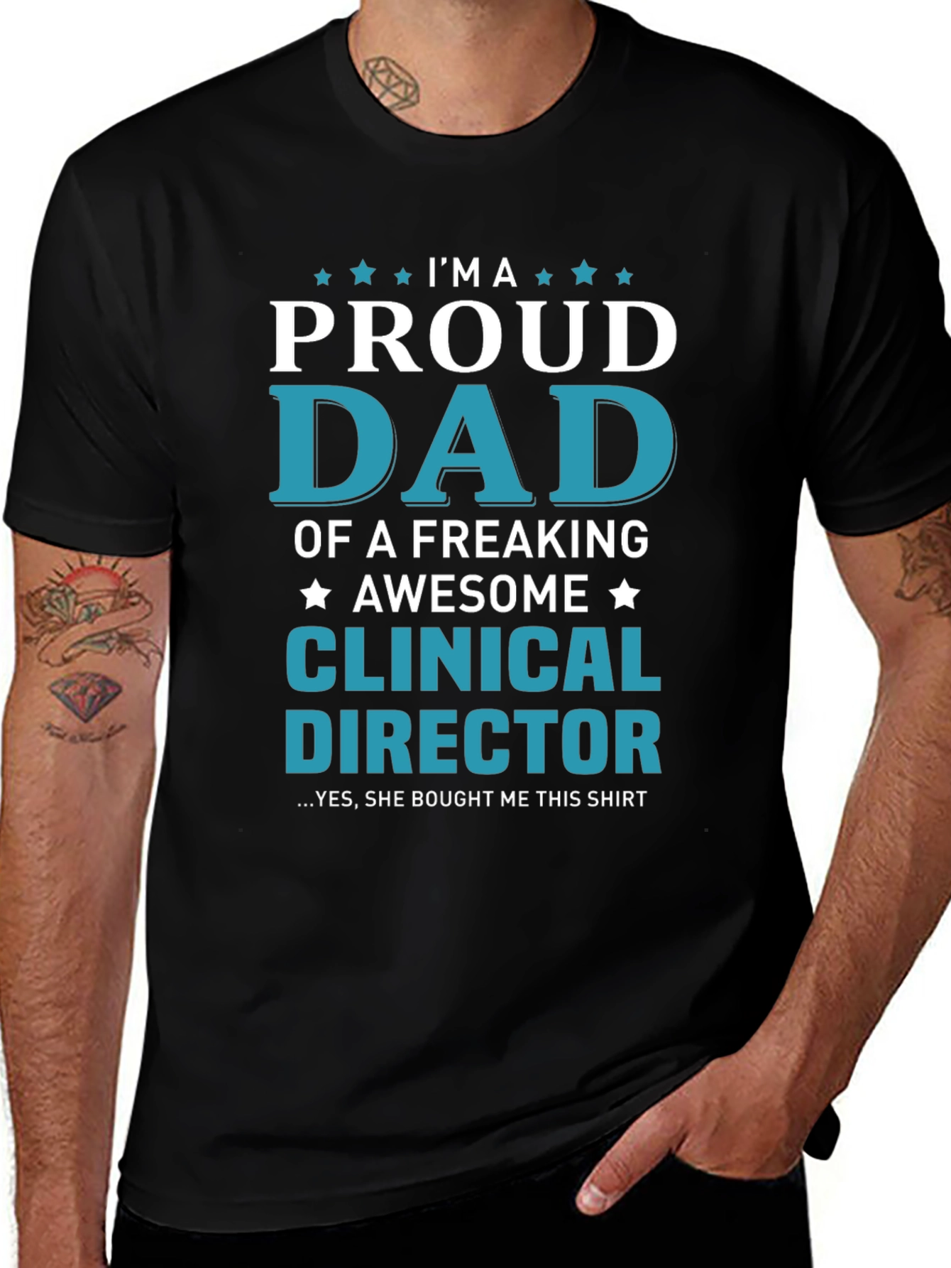 Variant 28 of Proud Dad of a Clinical Director T-Shirt