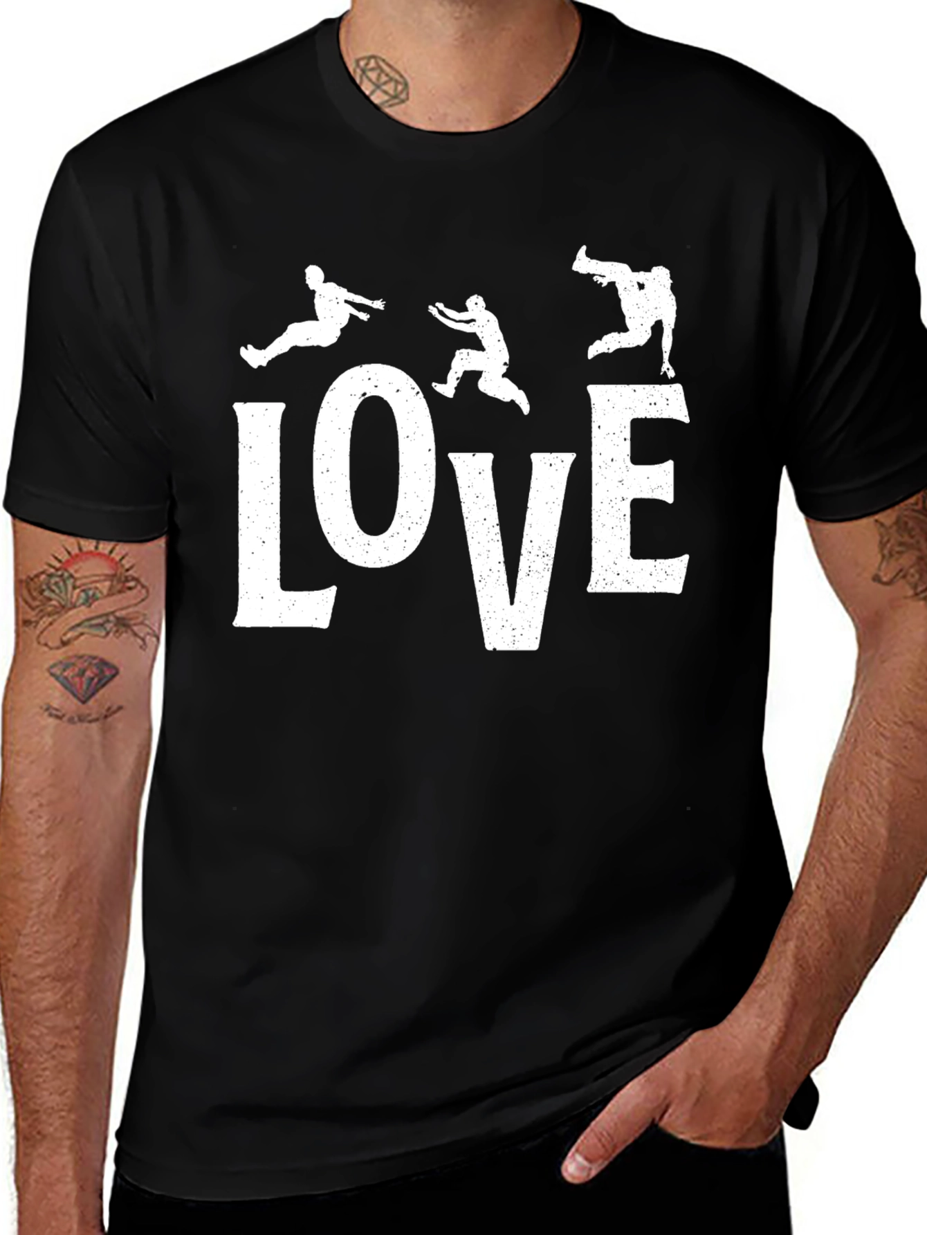 Parkour LOVE Graphic T-Shirt - Urban Free Running