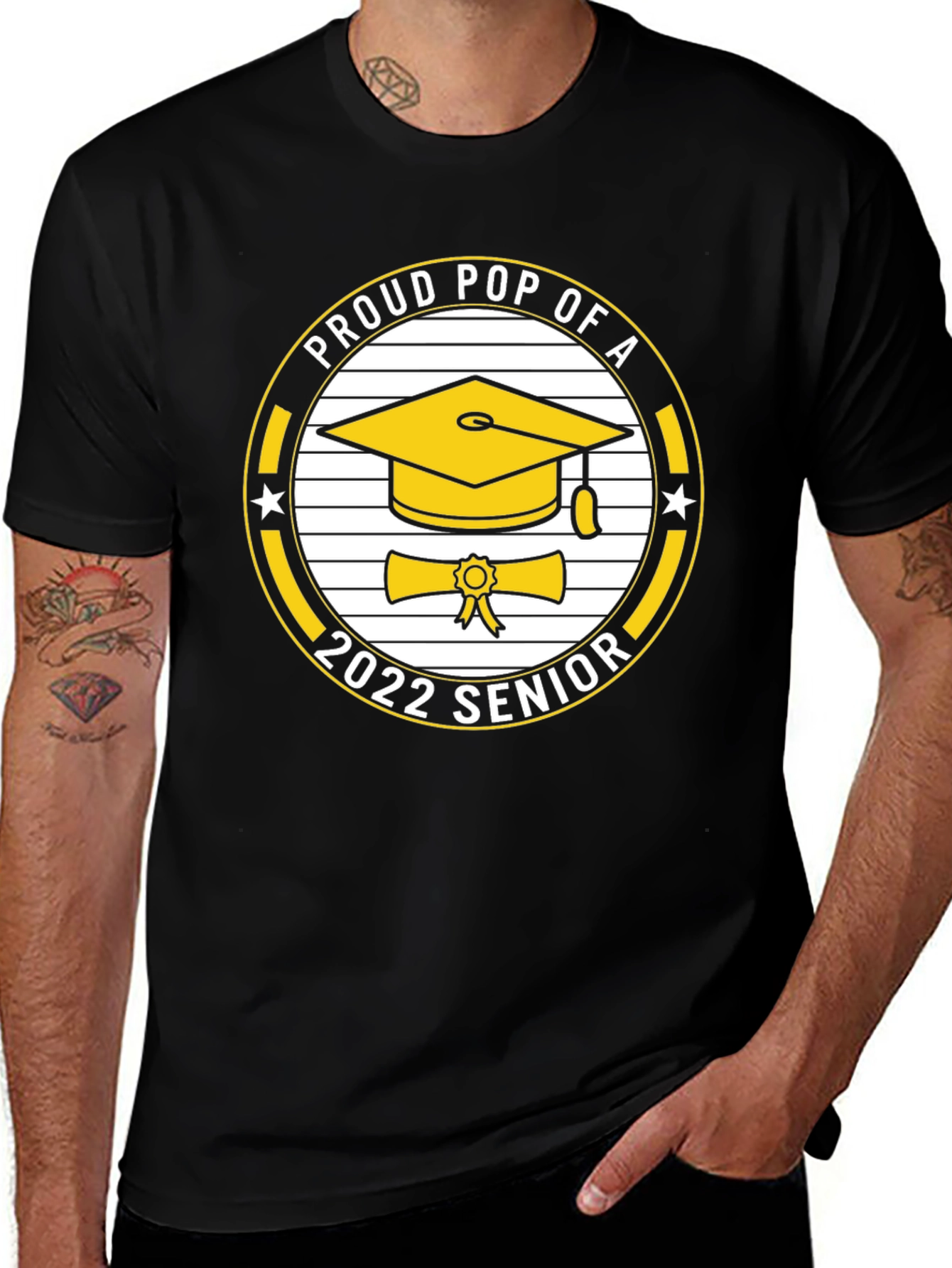 Variant 17 of Proud Pop of a 2022 Senior T-Shirt