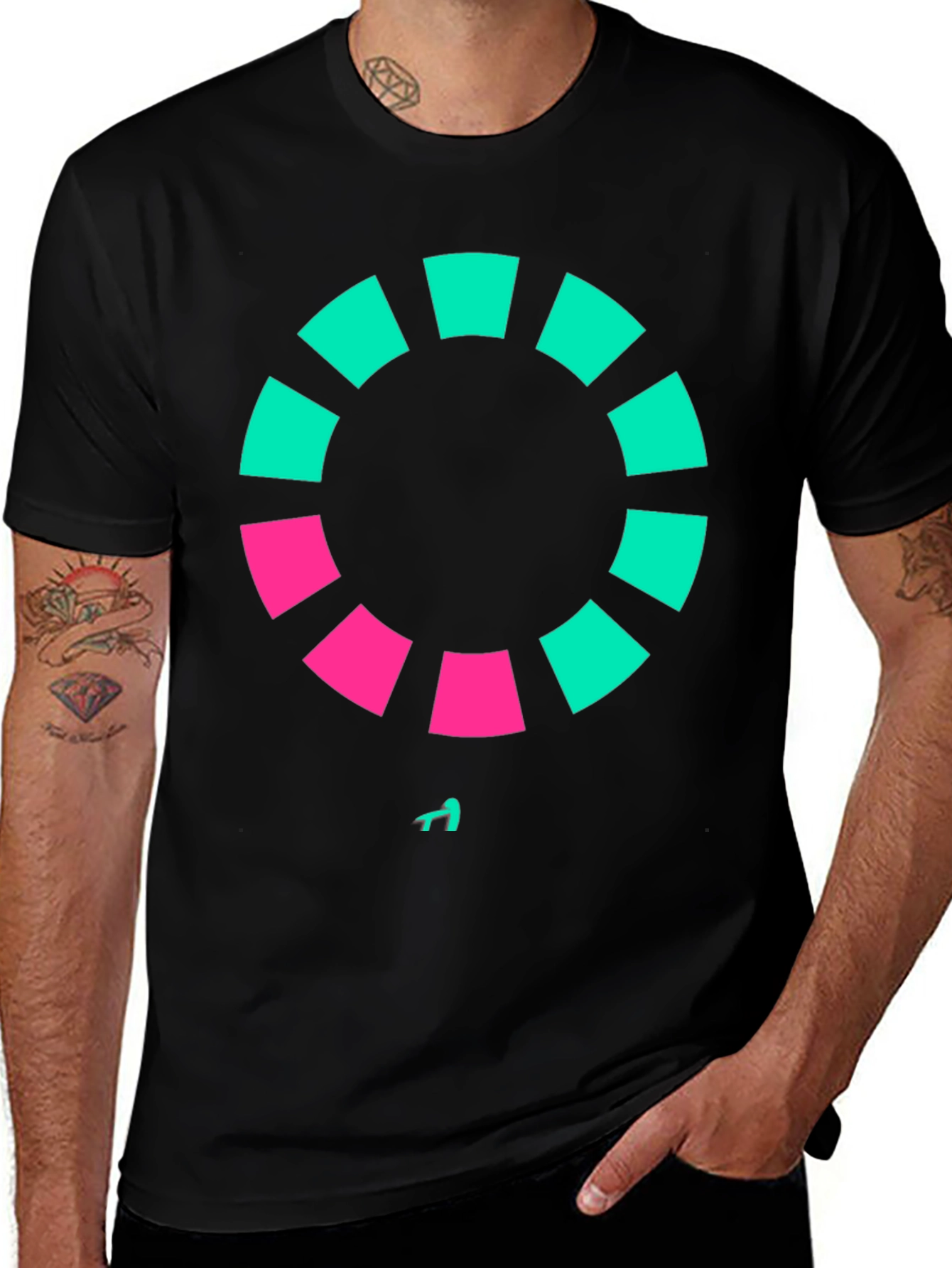 Variant 19 of Modern Graphic T-Shirt - Circular Design