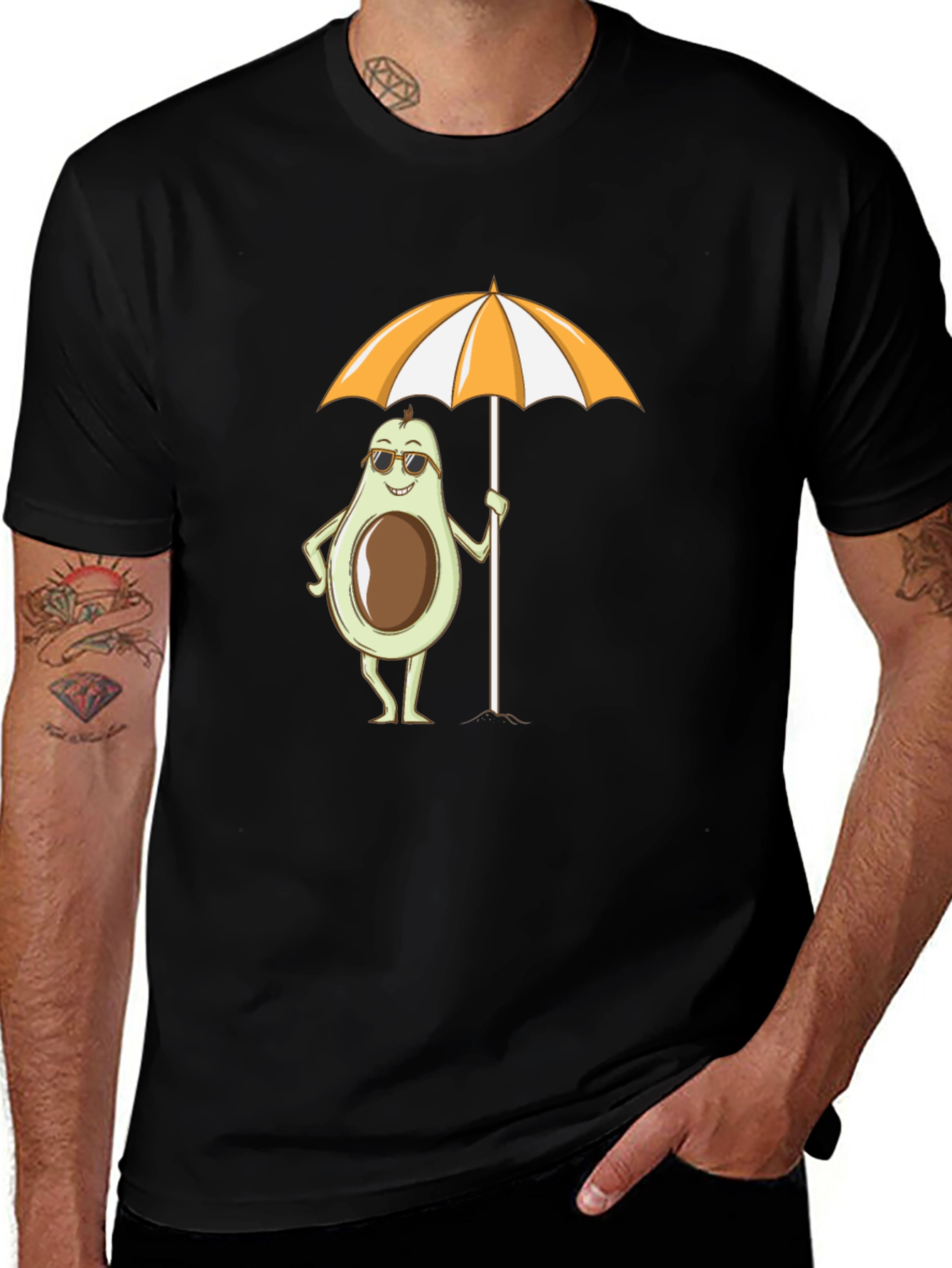 Variant 16 of Avocado Under Umbrella T-Shirt