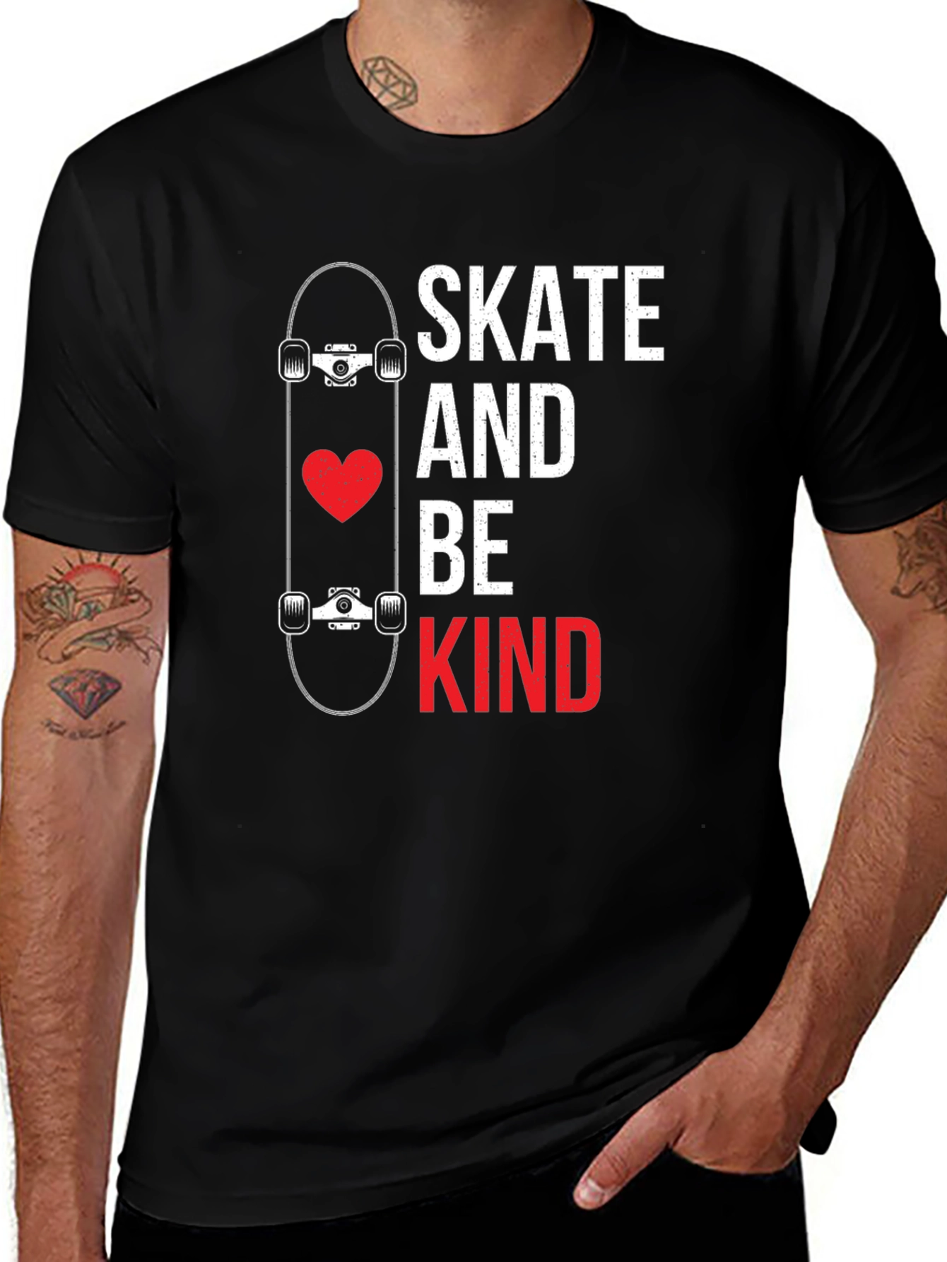 Variant 28 of Skate and Be Kind Graphic T-Shirt