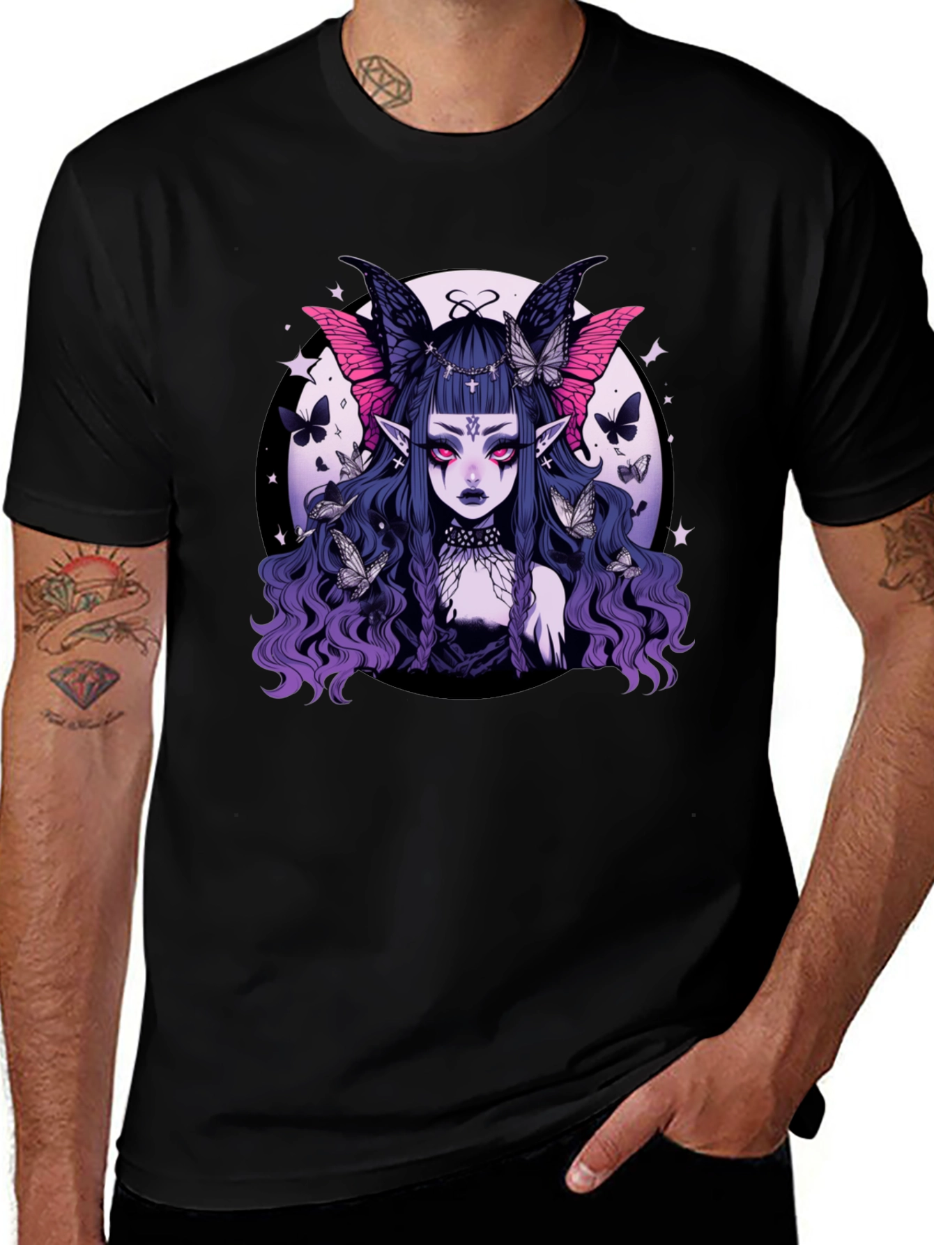 Variant 27 of Gothic Butterfly Elf T-Shirt