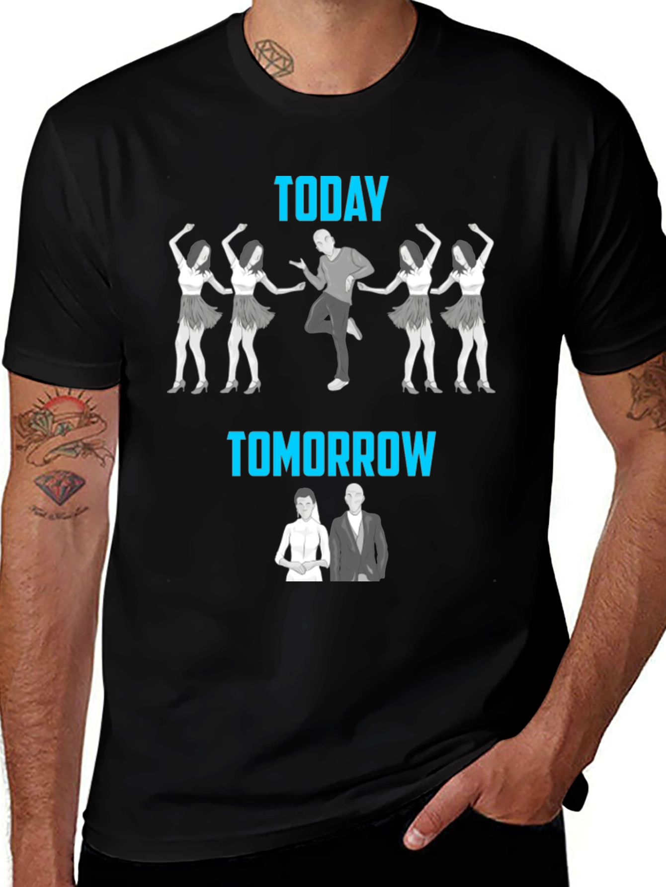 Variant 28 of Funny Today Tomorrow T-Shirt