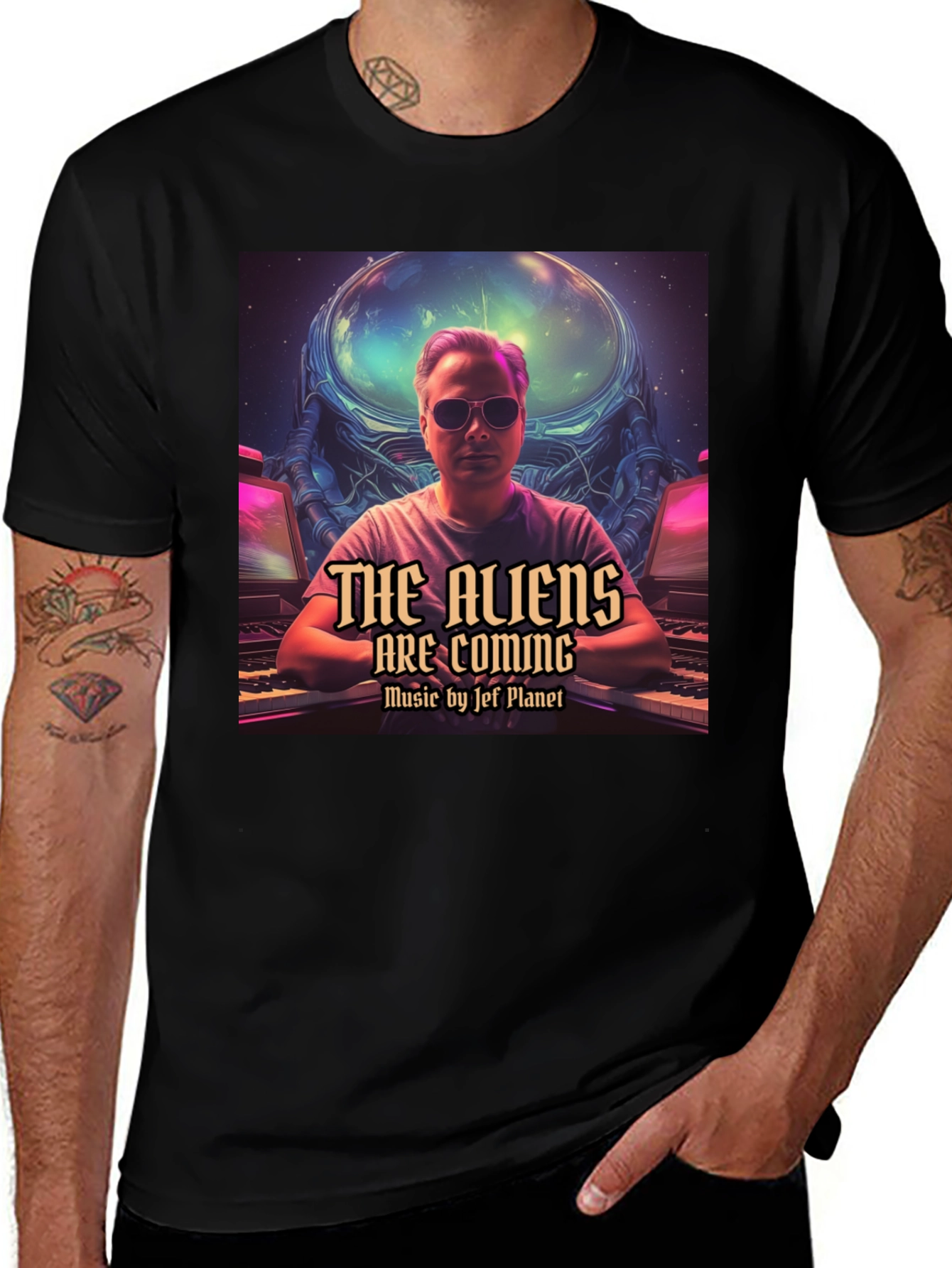 The Aliens Are Coming Music T-Shirt