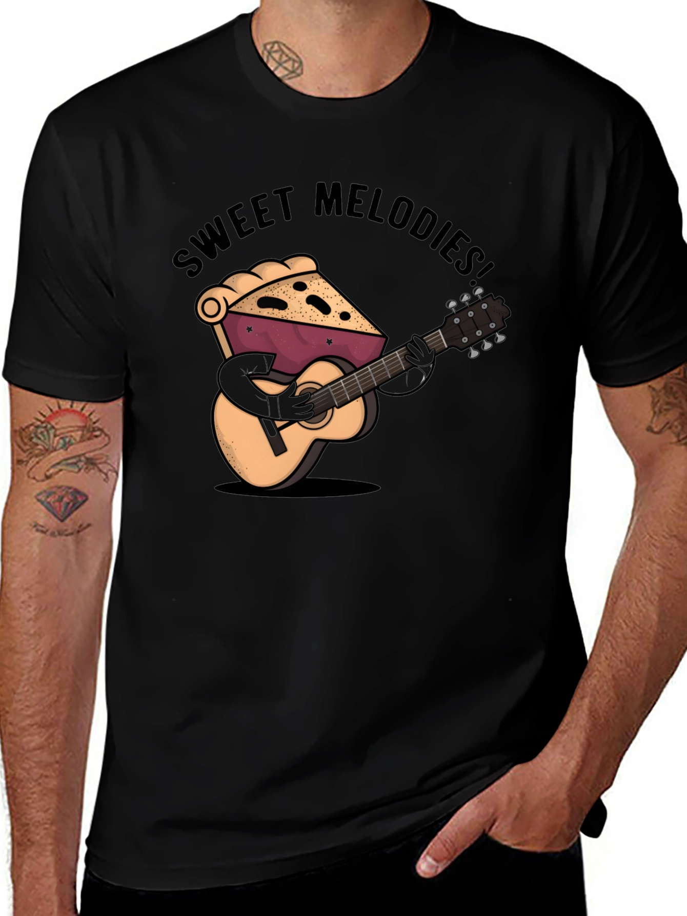 Variant 17 of Sweet Melodies Graphic T-Shirt - Music Lover Tee