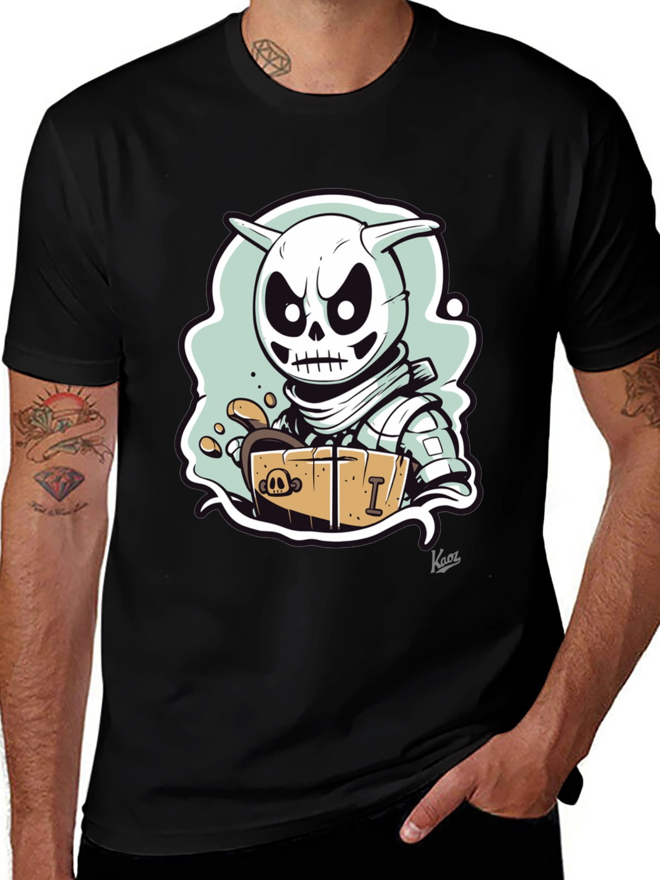 Variant 27 of Cartoon Demon Graphic Tee