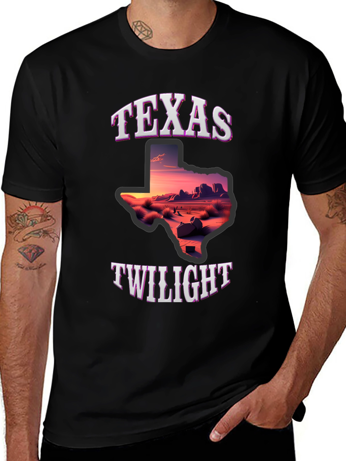 Variant 24 of Texas Twilight Graphic Tee