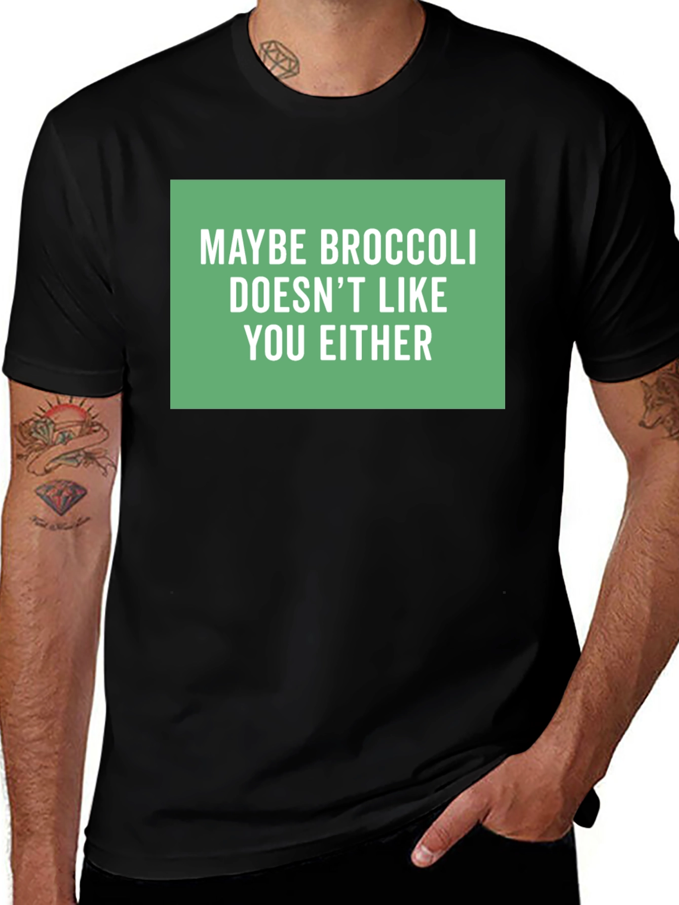 Funny Maybe Broccoli T-Shirt - Sarcastic Tee