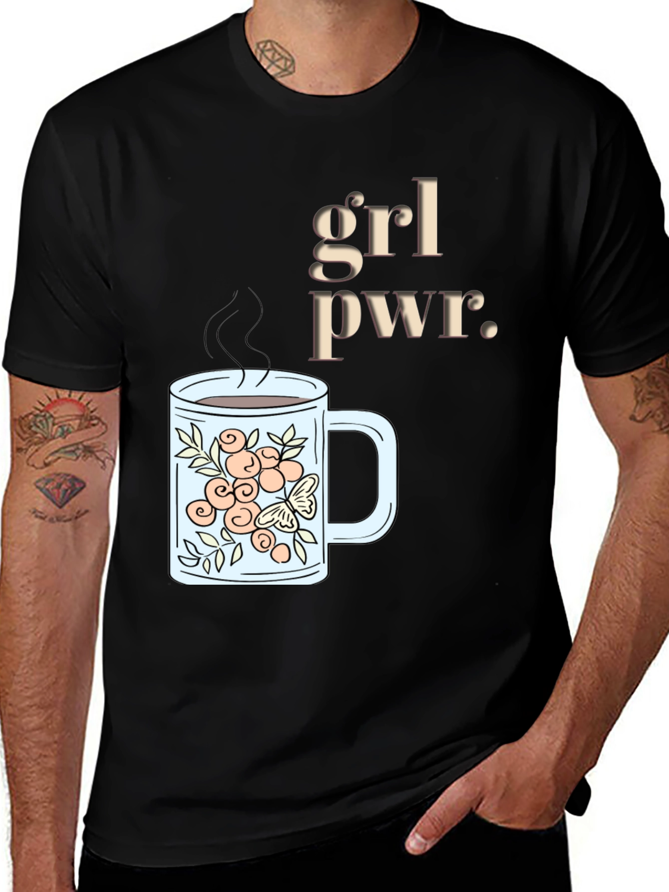 Grl Pwr Coffee Mug Graphic T-Shirt