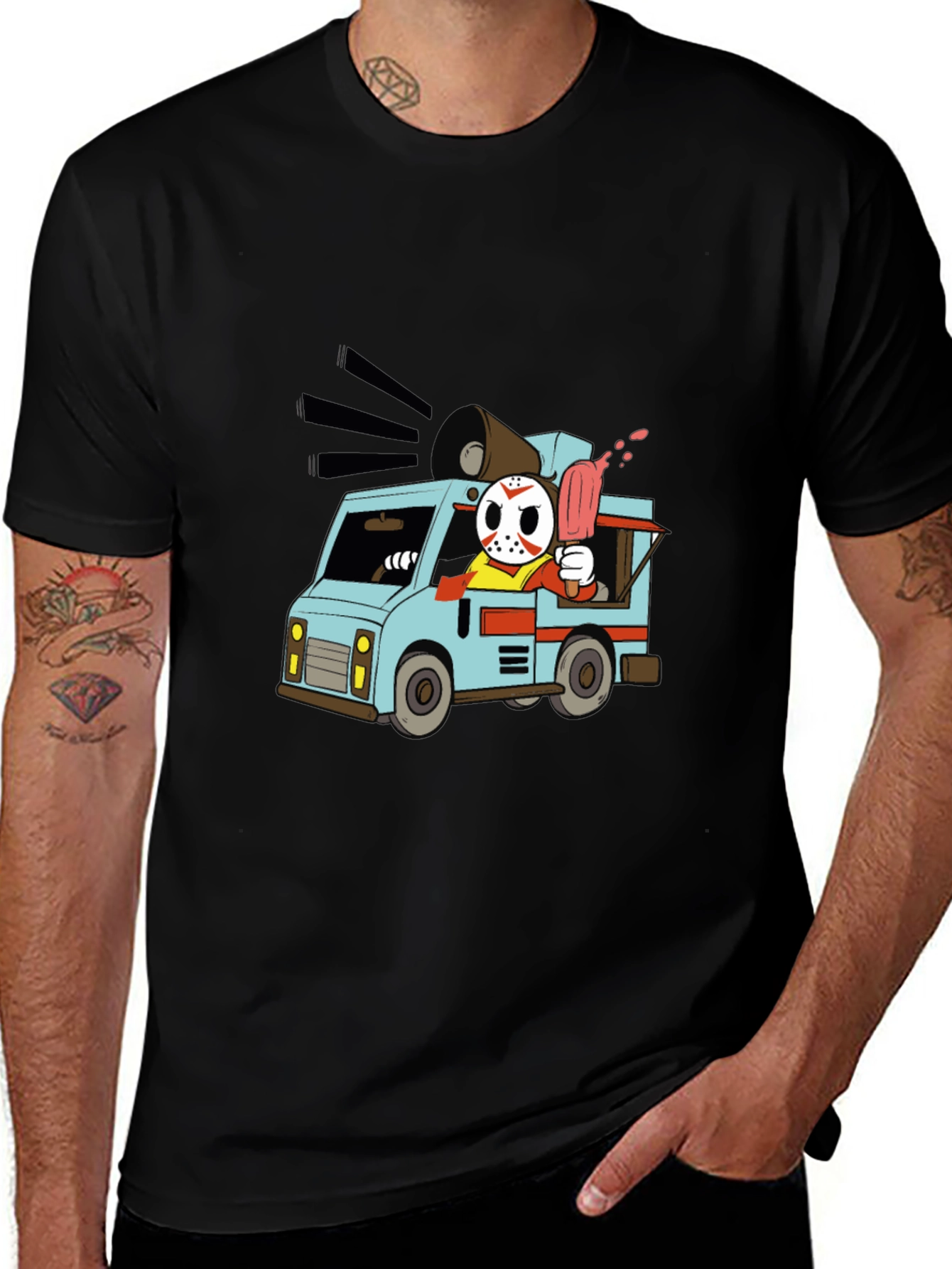 Variant 9 of Horror Ice Cream Truck T-Shirt