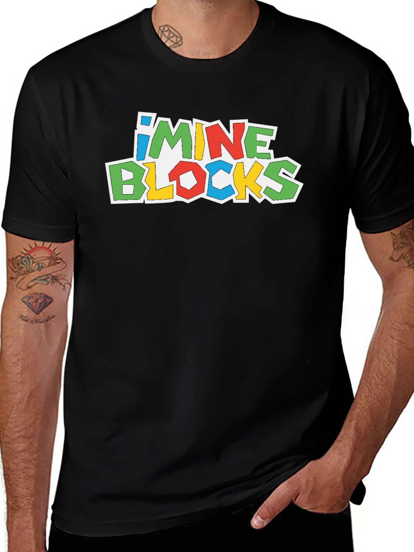 Variant 19 of I Mine Blocks Funny Gaming T-Shirt