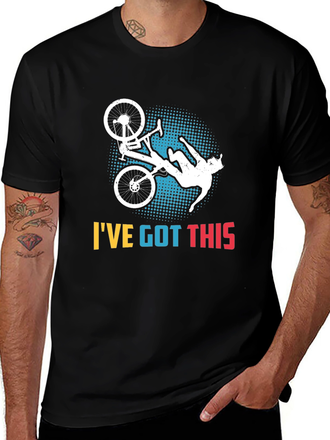 Variant 4 of I've Got This Bike Stunt Graphic Tee