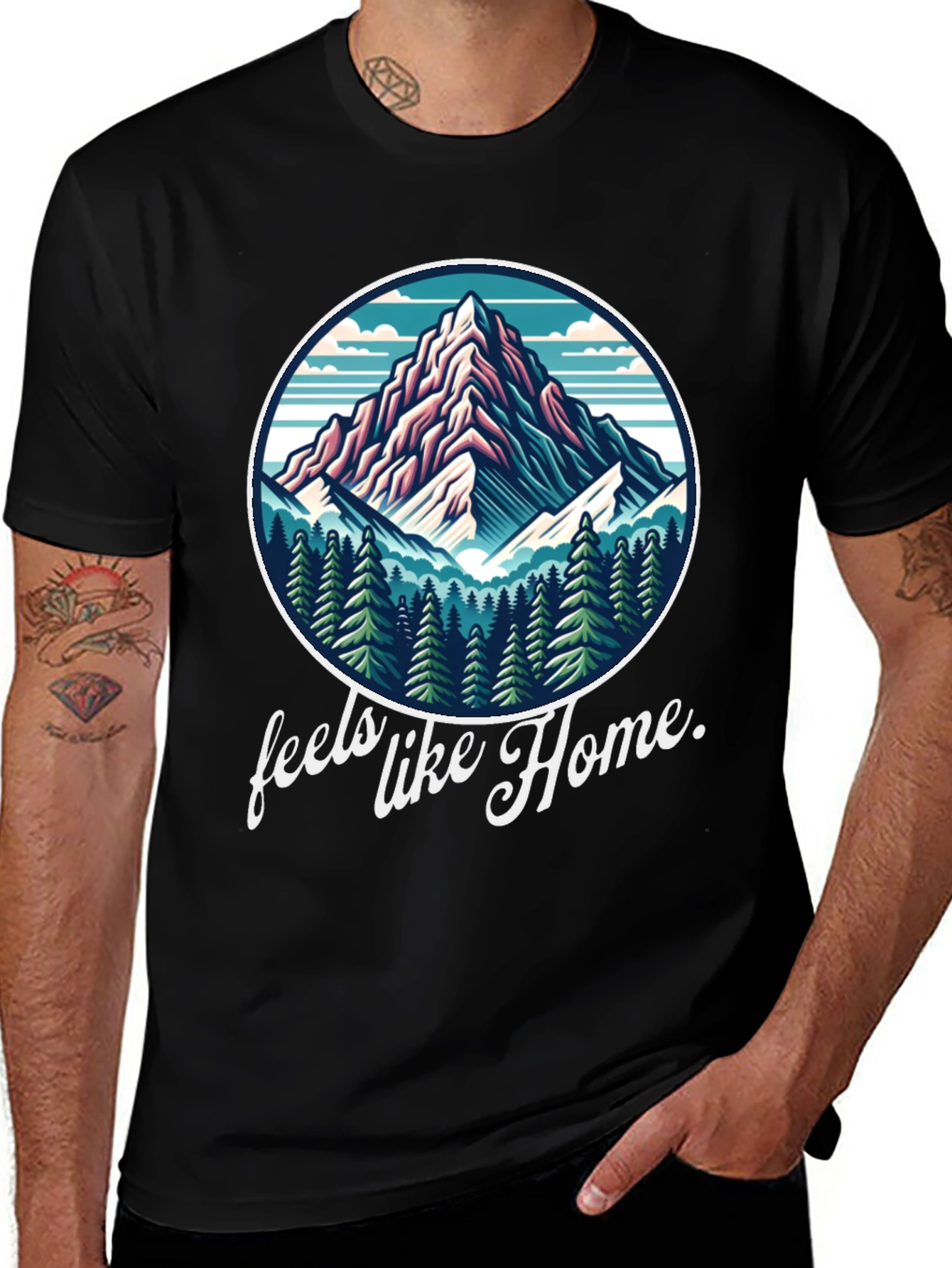 Variant 2 of Mountain Home T-Shirt