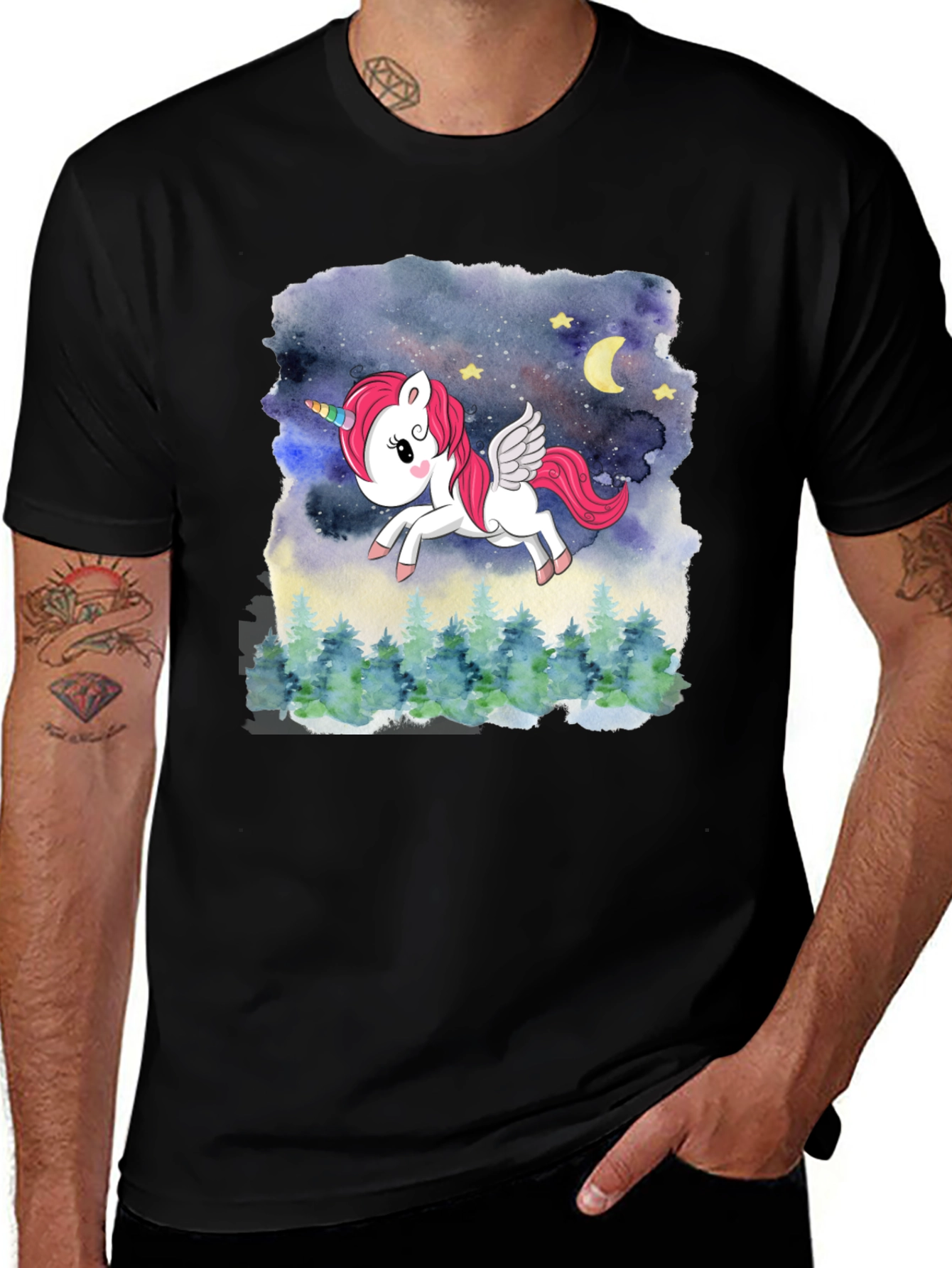 Variant 21 of Magical Unicorn Graphic T-Shirt