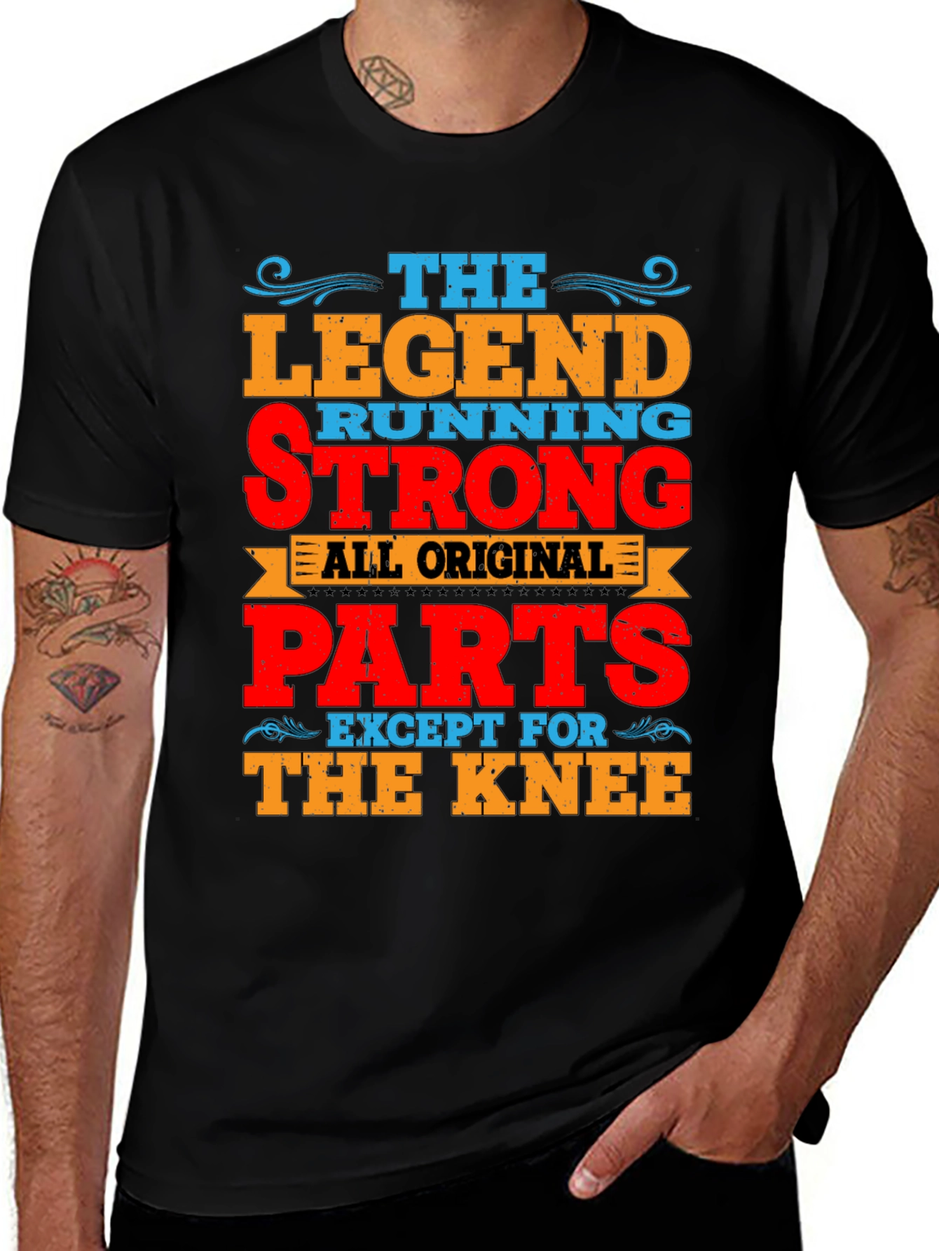 Variant 11 of The Legend Running Strong T-Shirt