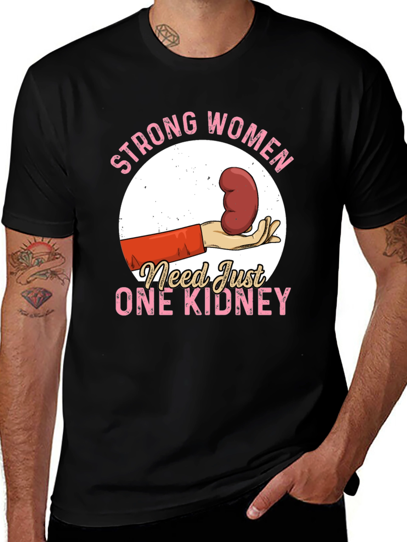 Variant 26 of Strong Women Kidney T-Shirt