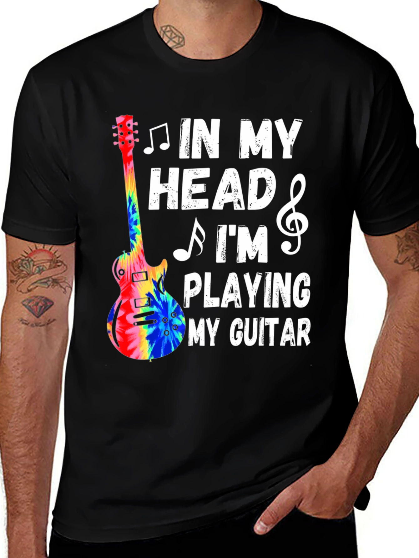 Variant 7 of Guitar Music Lover T-Shirt